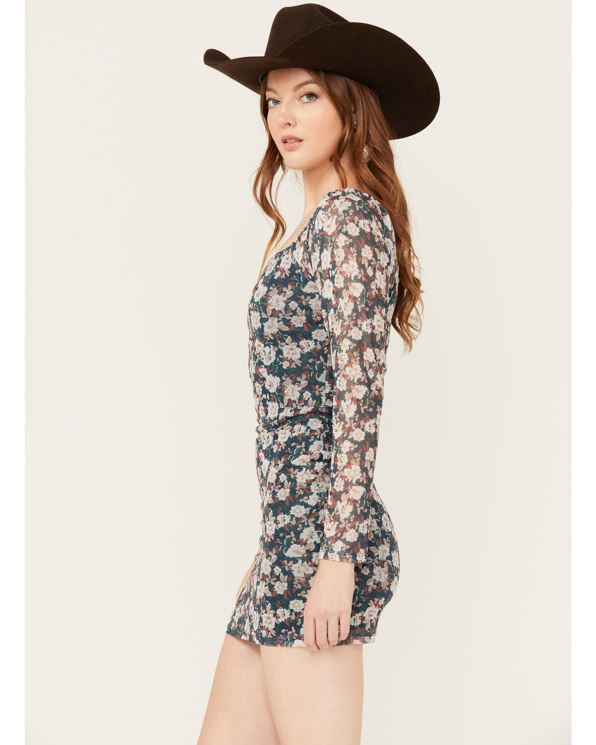 Sadie & Sage Women's Dreamchaser Floral Print Mini Dress