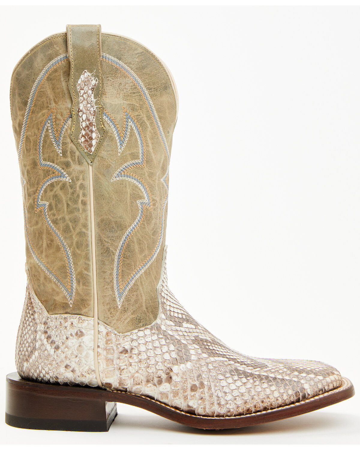 Dan Post Women's Boot Barn Exclusive Exotic Python Western Boots - Broad Square Toe