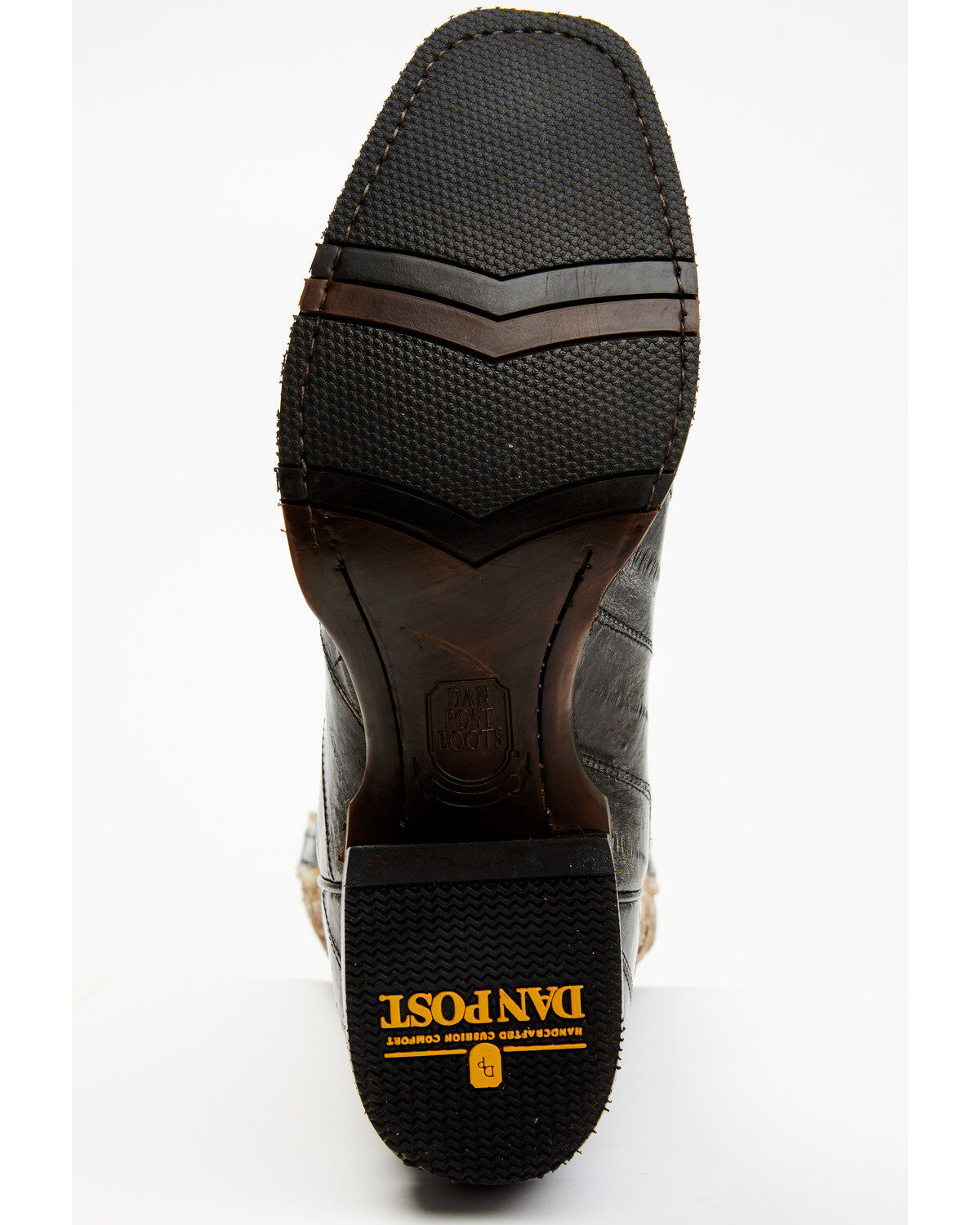 Dan Post Men's Exotic Eel Western Boots - Square Toe