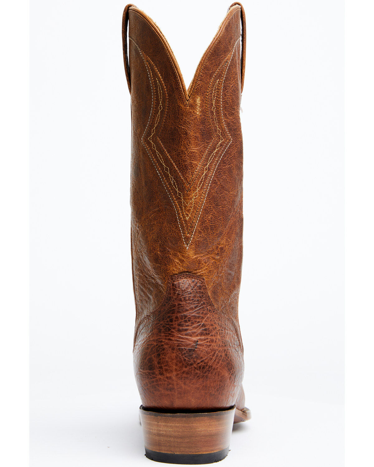 El Dorado Men's Rust Bison Western Boots - Snip Toe