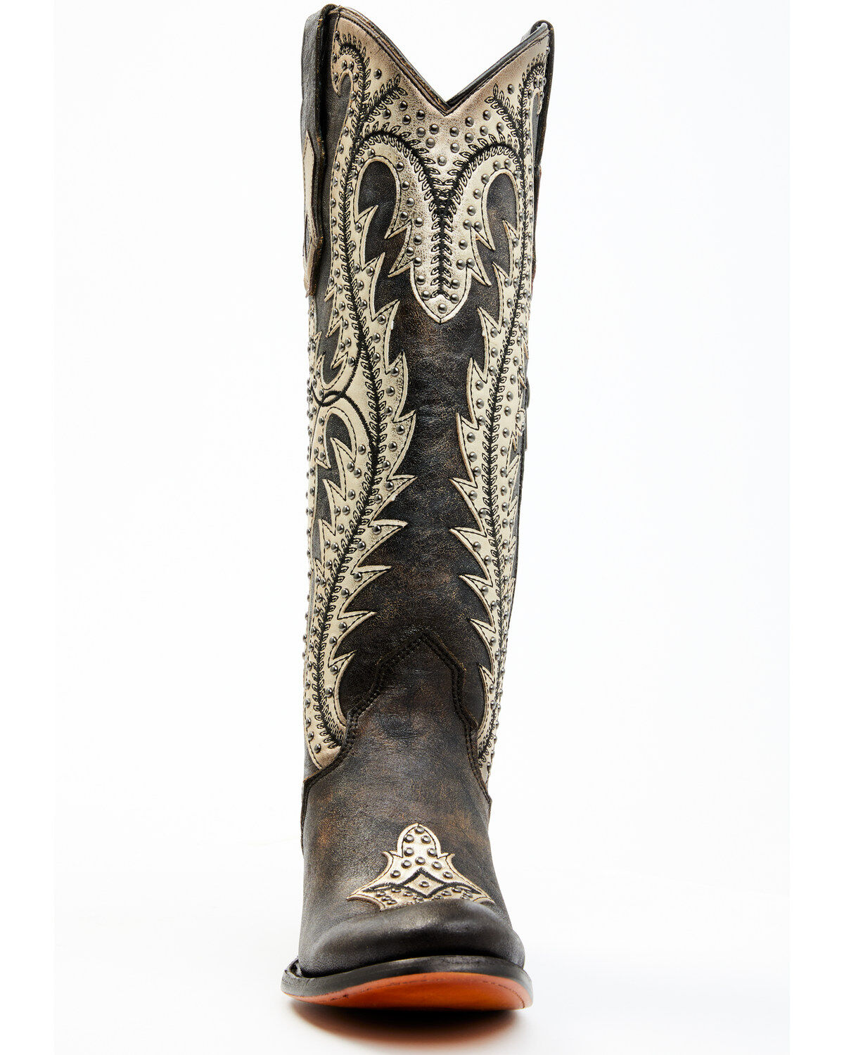 Corral Women's Studded Overlay Western Boots - Round Toe