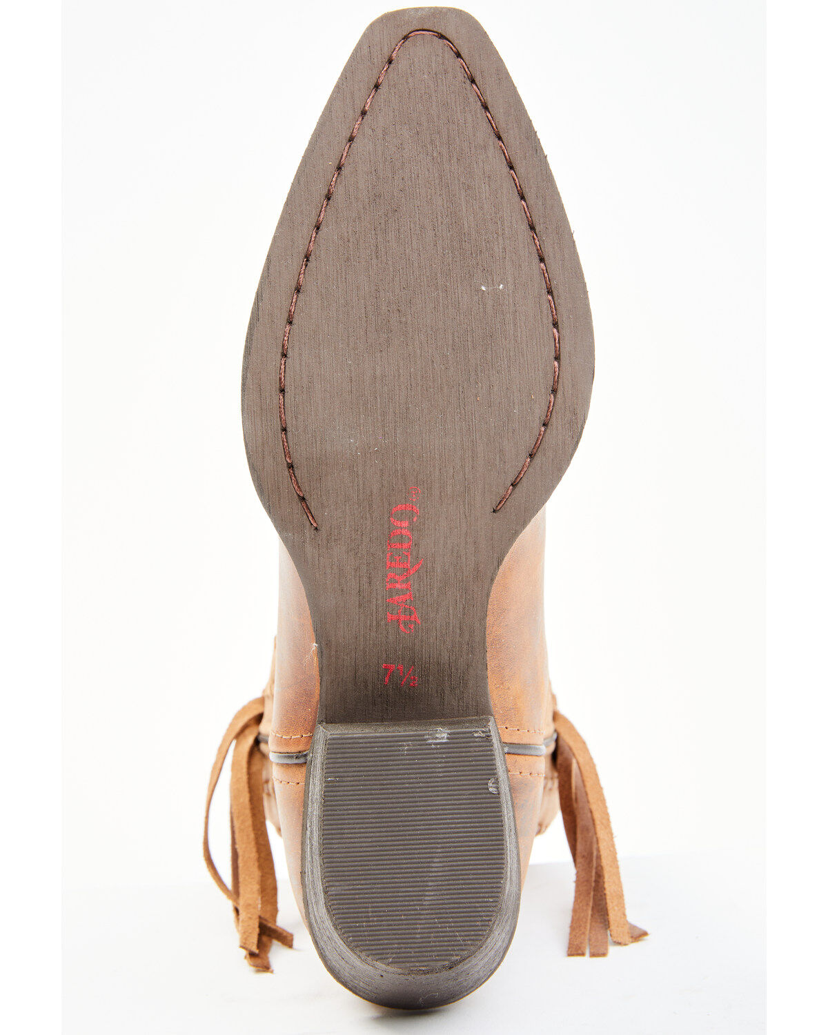 Laredo Women's Brown Fringe Western Performance Boots - Snip Toe