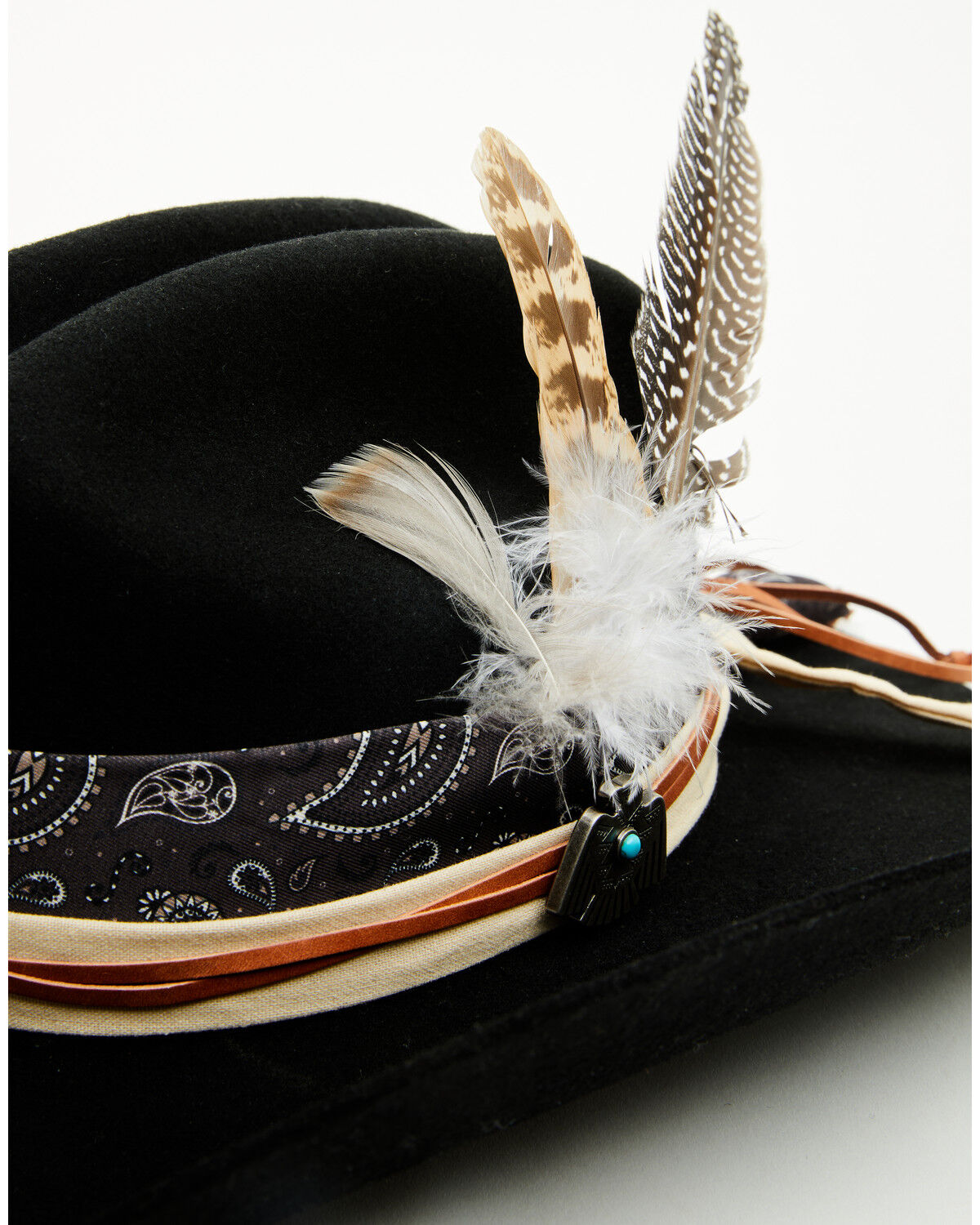 Boot Barn Paisley Western Hat Accessory Set