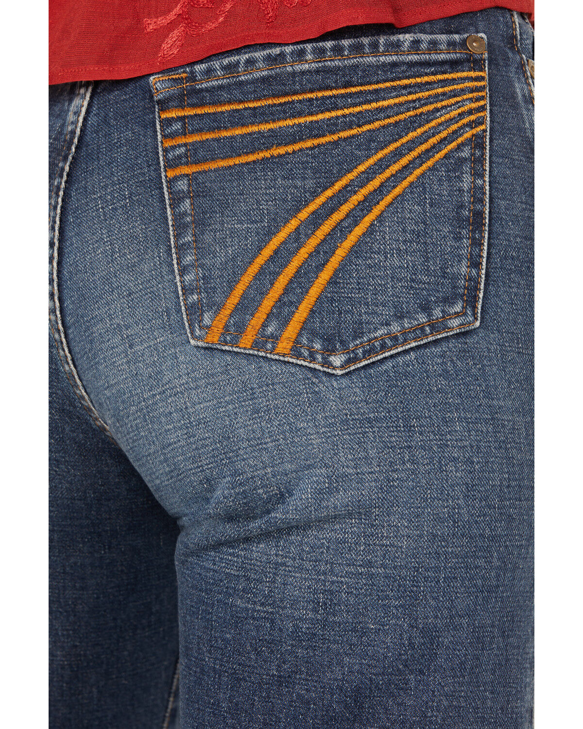 7 For All Mankind Women's Medium Wash High Rise Modern Dojo Trouser Jeans