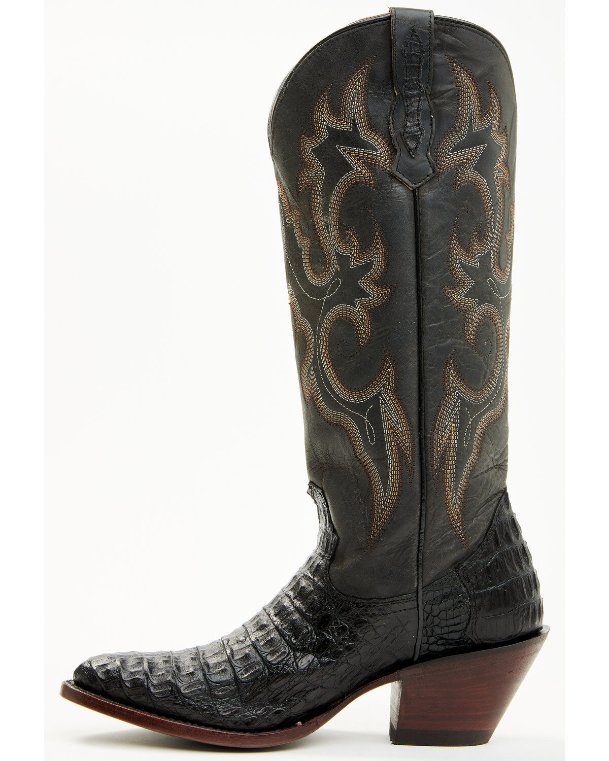 Shyanne Women's Layla Exotic Caiman Western Boots - Round Toe