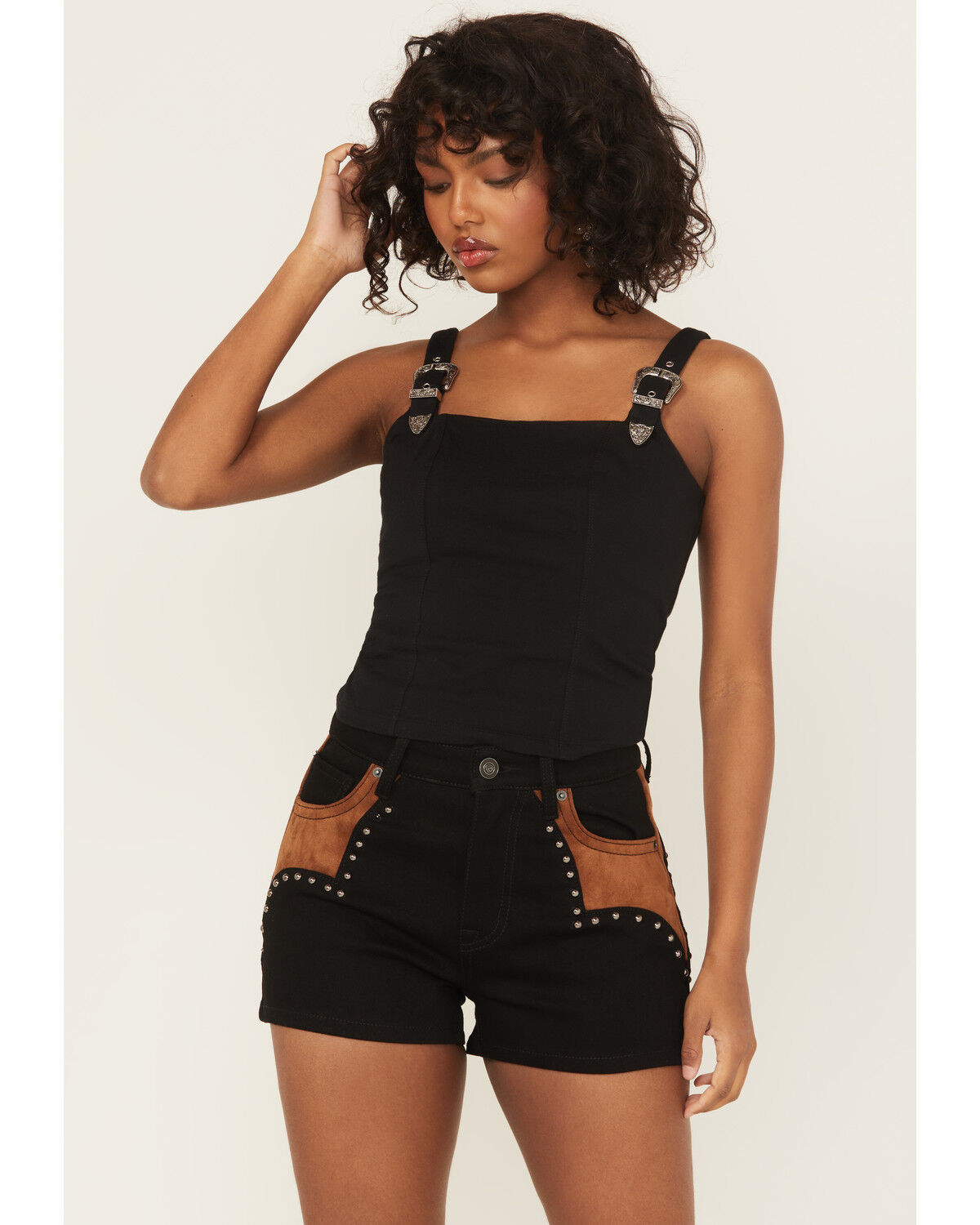 Rock & Roll Denim Women's Buckle Tank Top