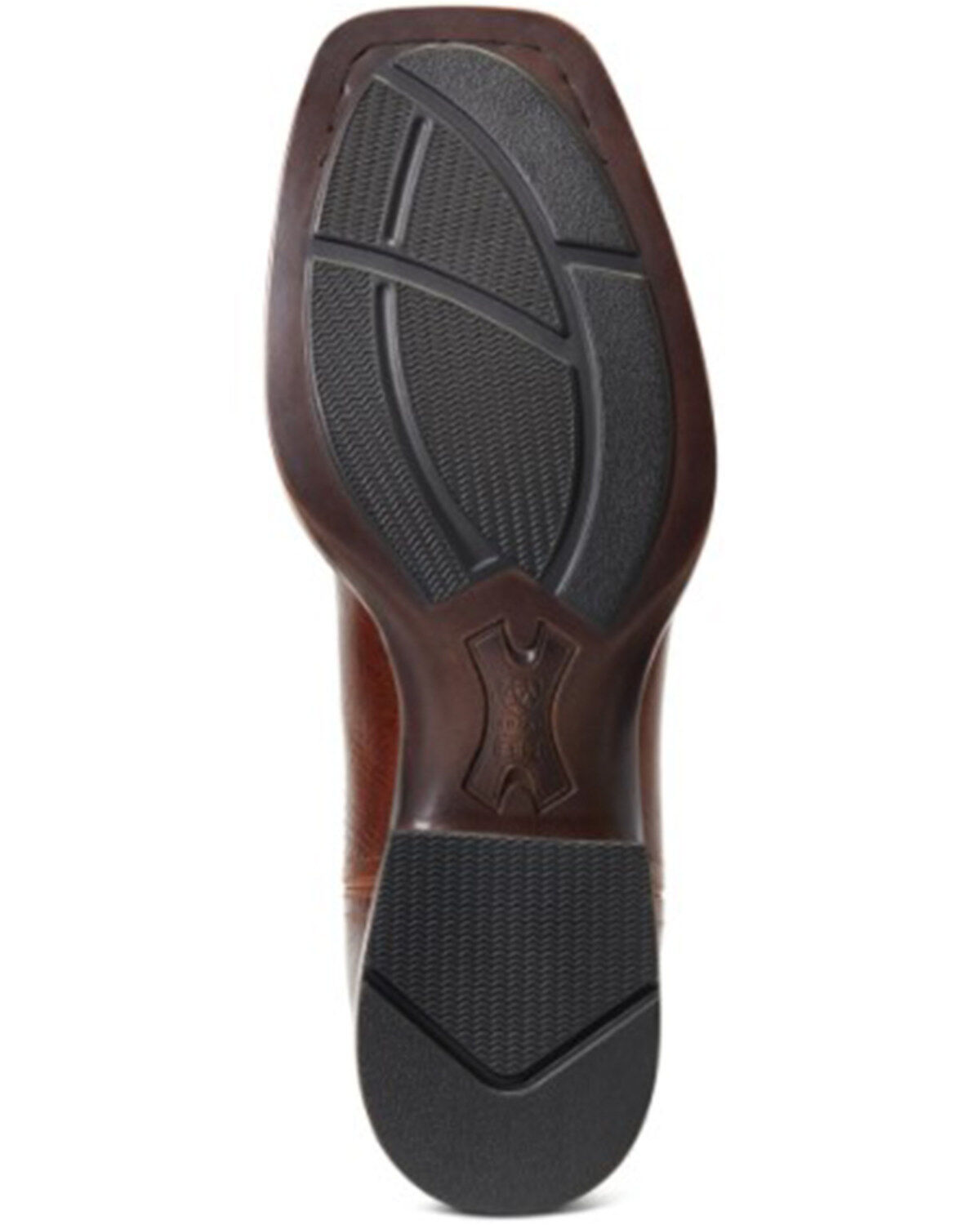 Ariat Men's Booker Bantamweight Royal Brown Ultra Full-Grain Leather Ankle Boot - Broad Square Toe