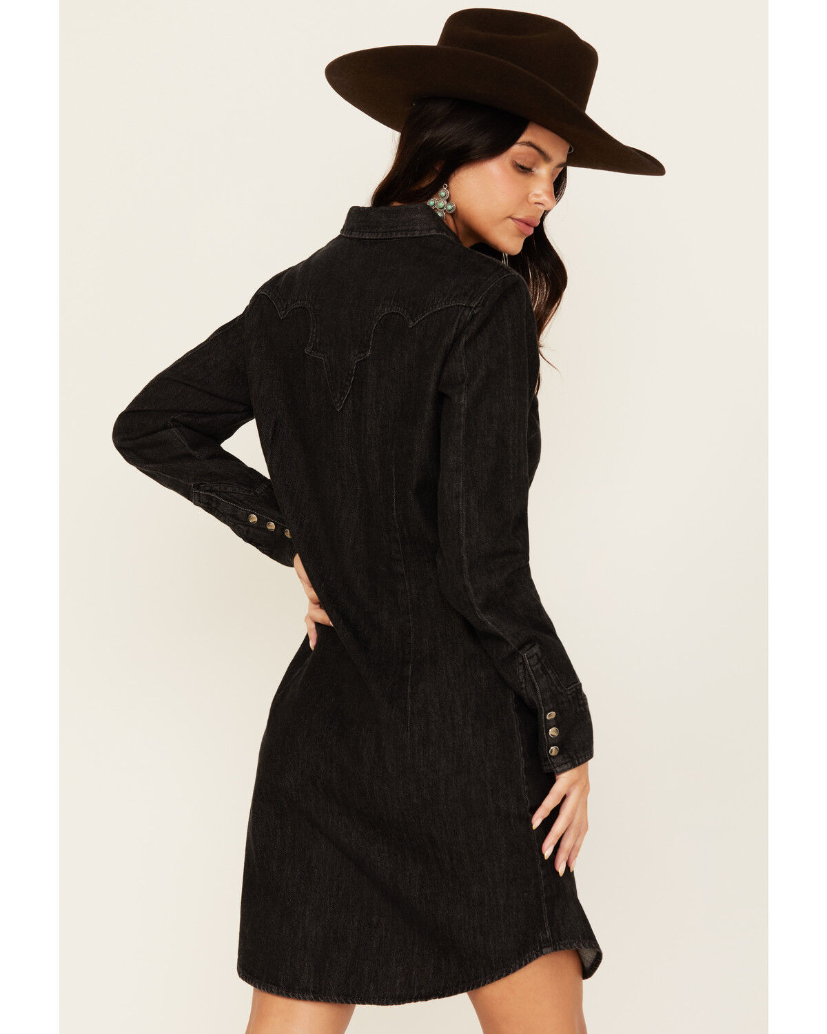 Wrangler Retro Women's Long Sleeve Denim Mini Dress