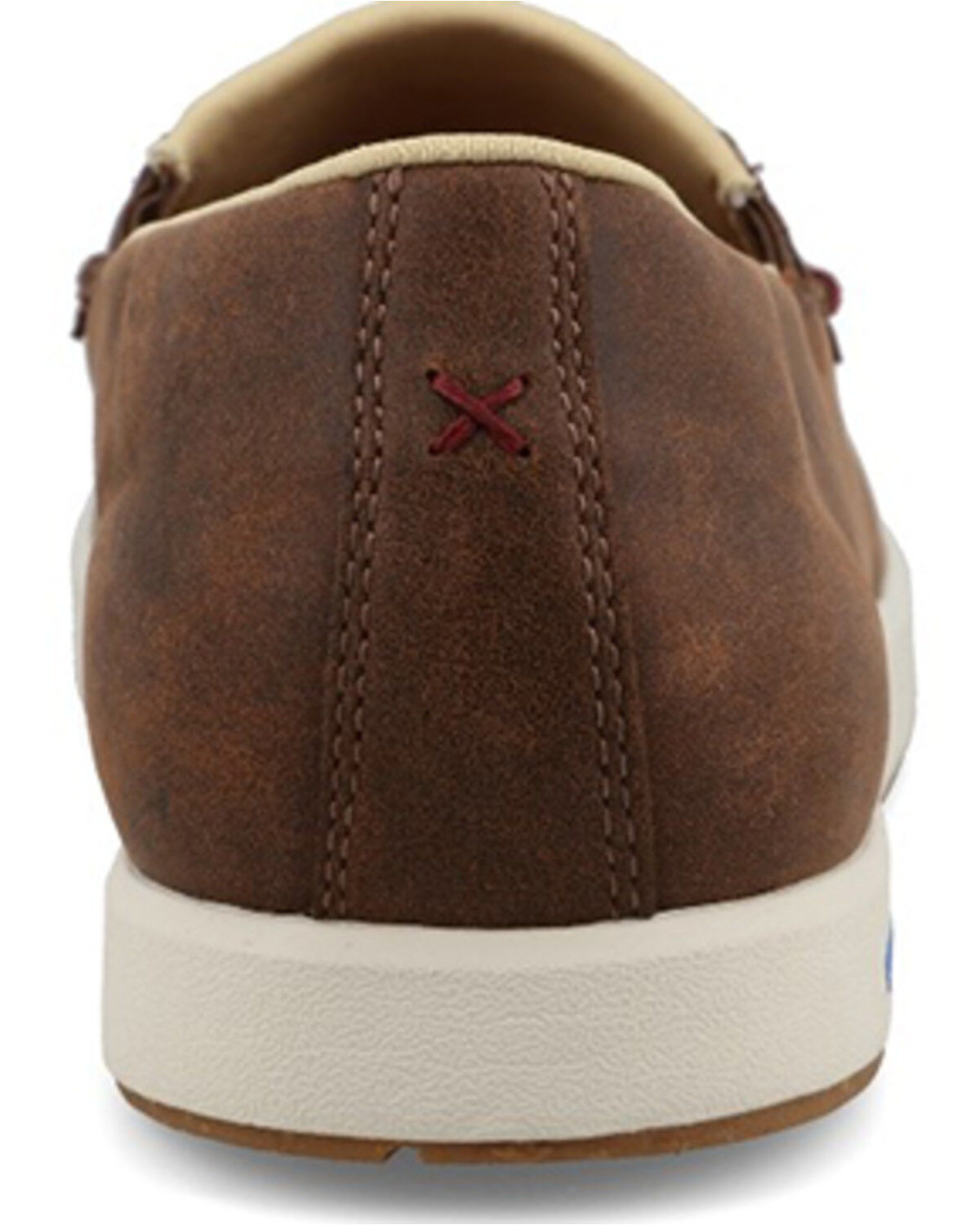 Twisted X Men's Exotic Ostrich Slip-On Ultralite X™ Casual Shoes - Moc Toe