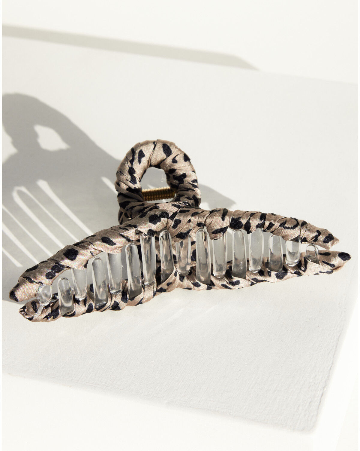 Shyanne Women's Animal Print Fabric Claw Clip Set - 2 Piece