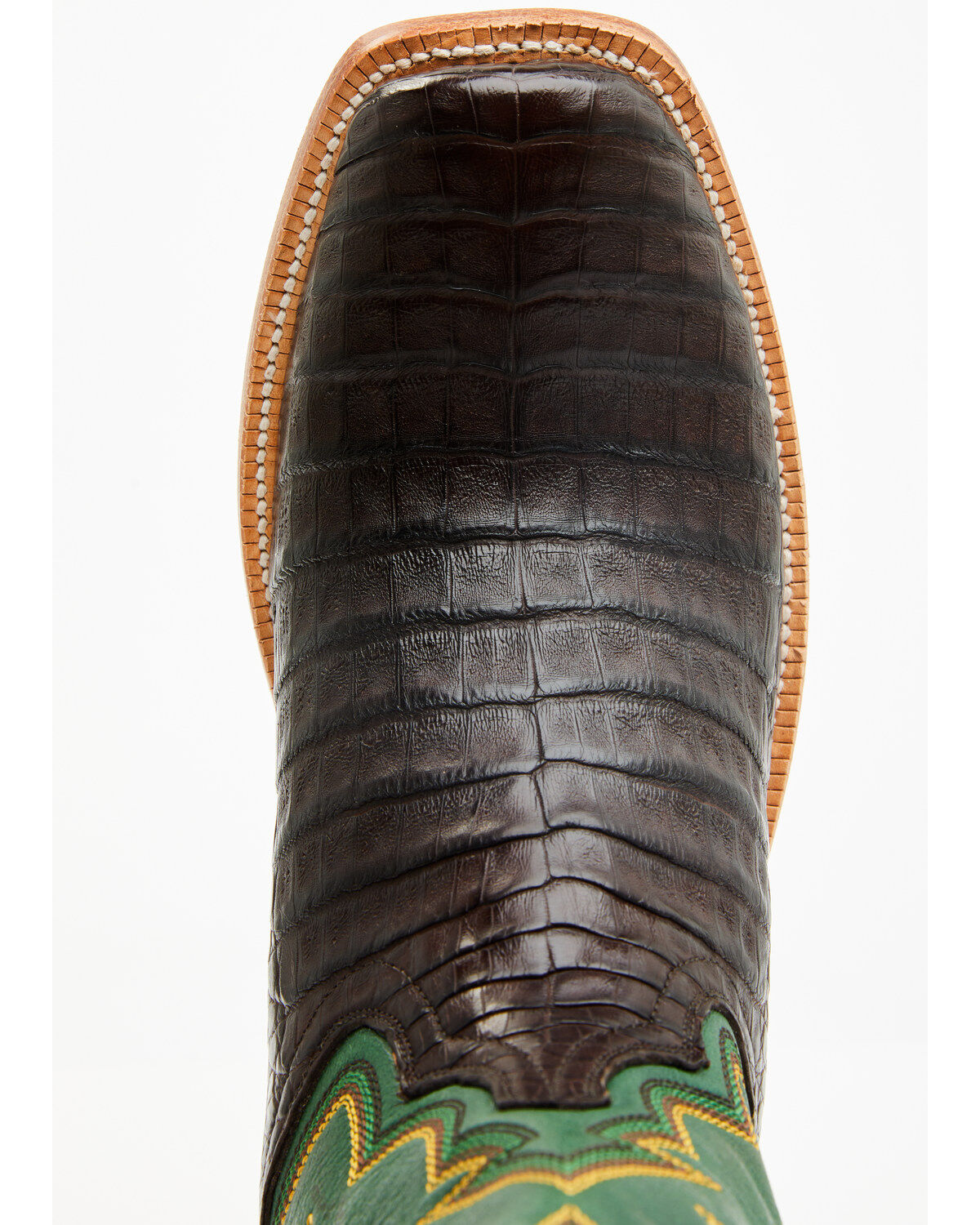 Hyer Men's Spearville Exotic Caiman Western Boots - Square Toe