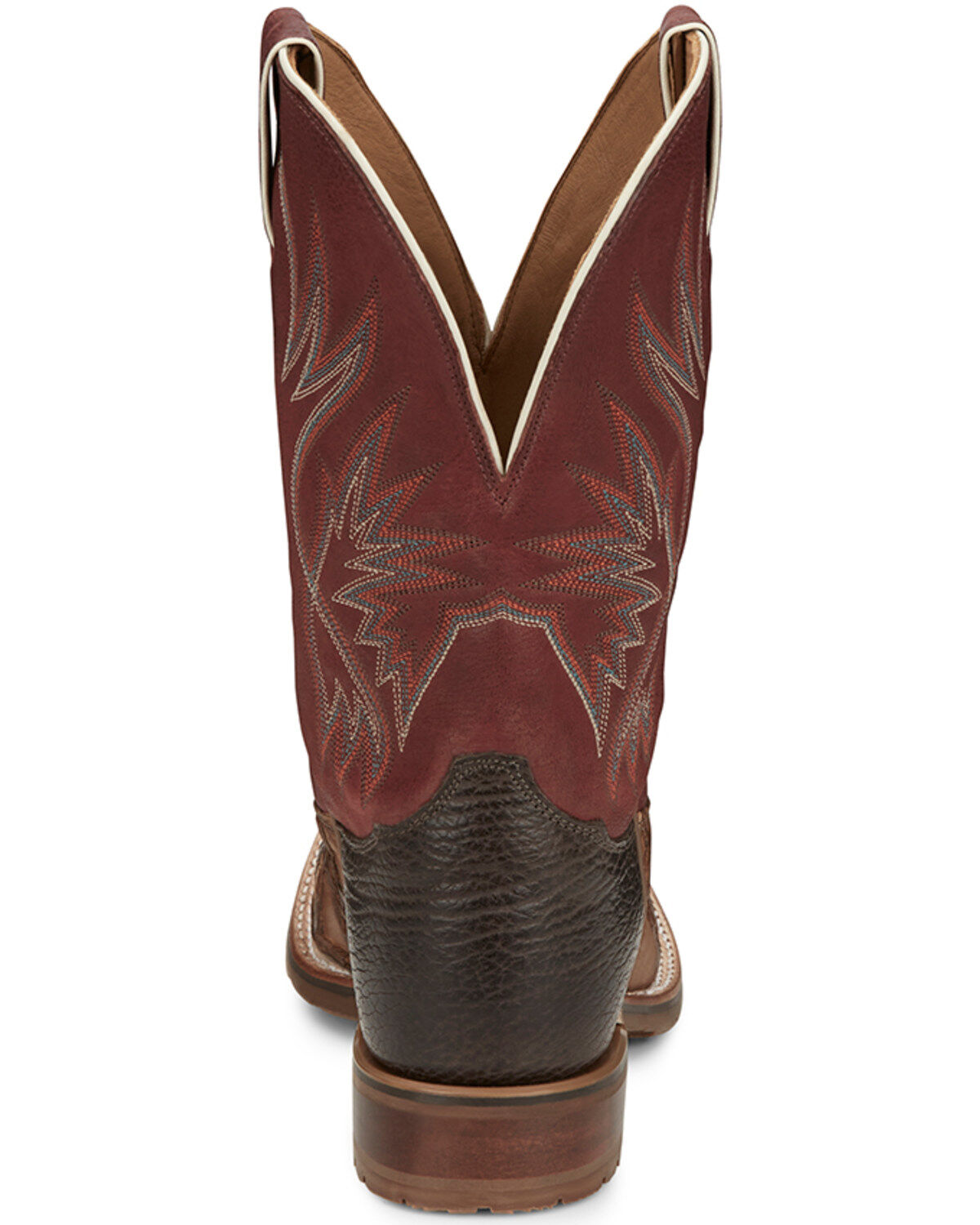 Tony Lama Men's Prescott Exotic Pirarucu Western Boots - Broad Square Toe