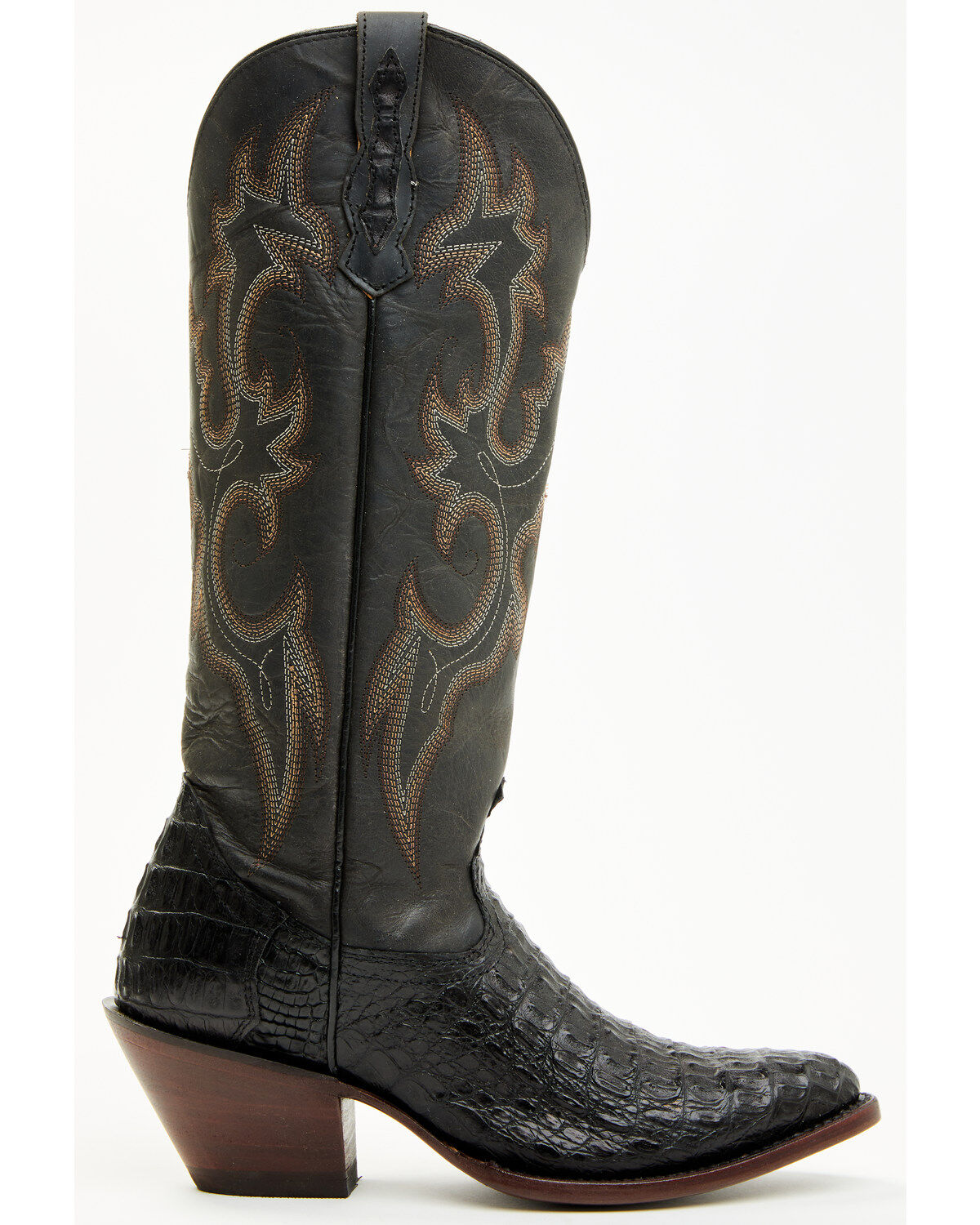 Shyanne Women's Layla Exotic Caiman Western Boots - Round Toe