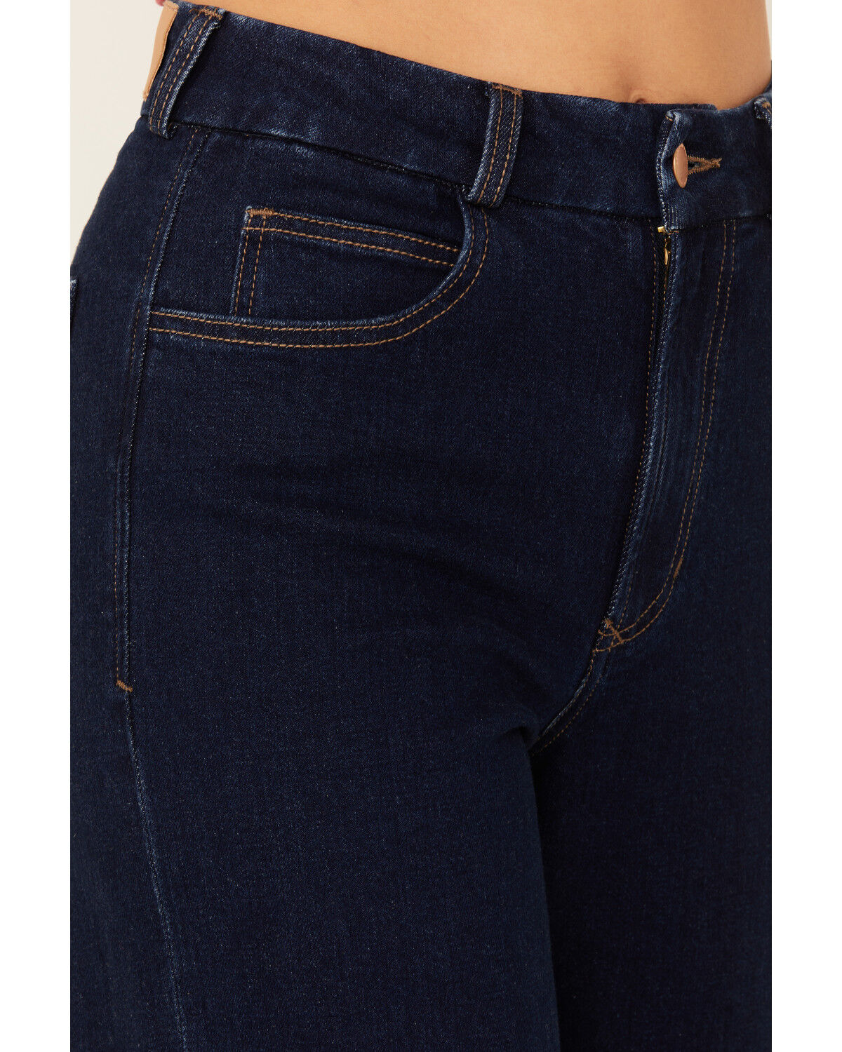 Dear John Women's Audrey Dark Wash Wide Stretch Denim Jeans