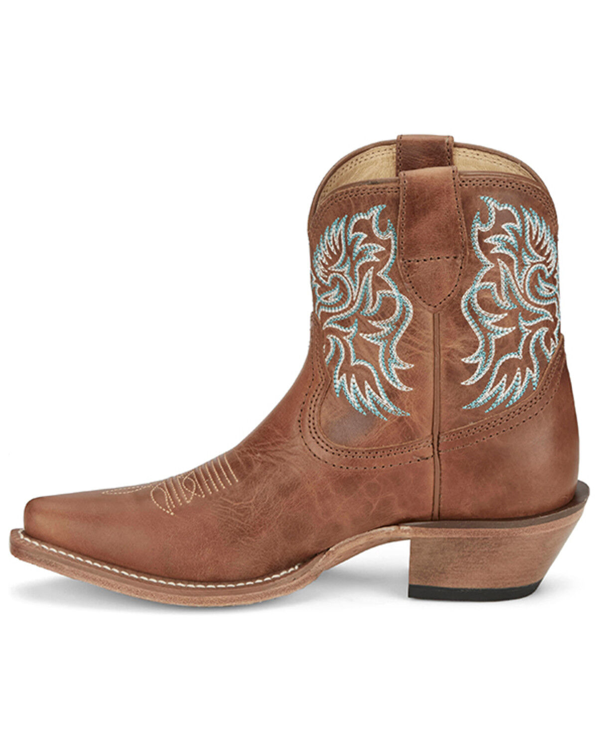 Justin Women's Isabella Barnwood Western Booties - Snip Toe