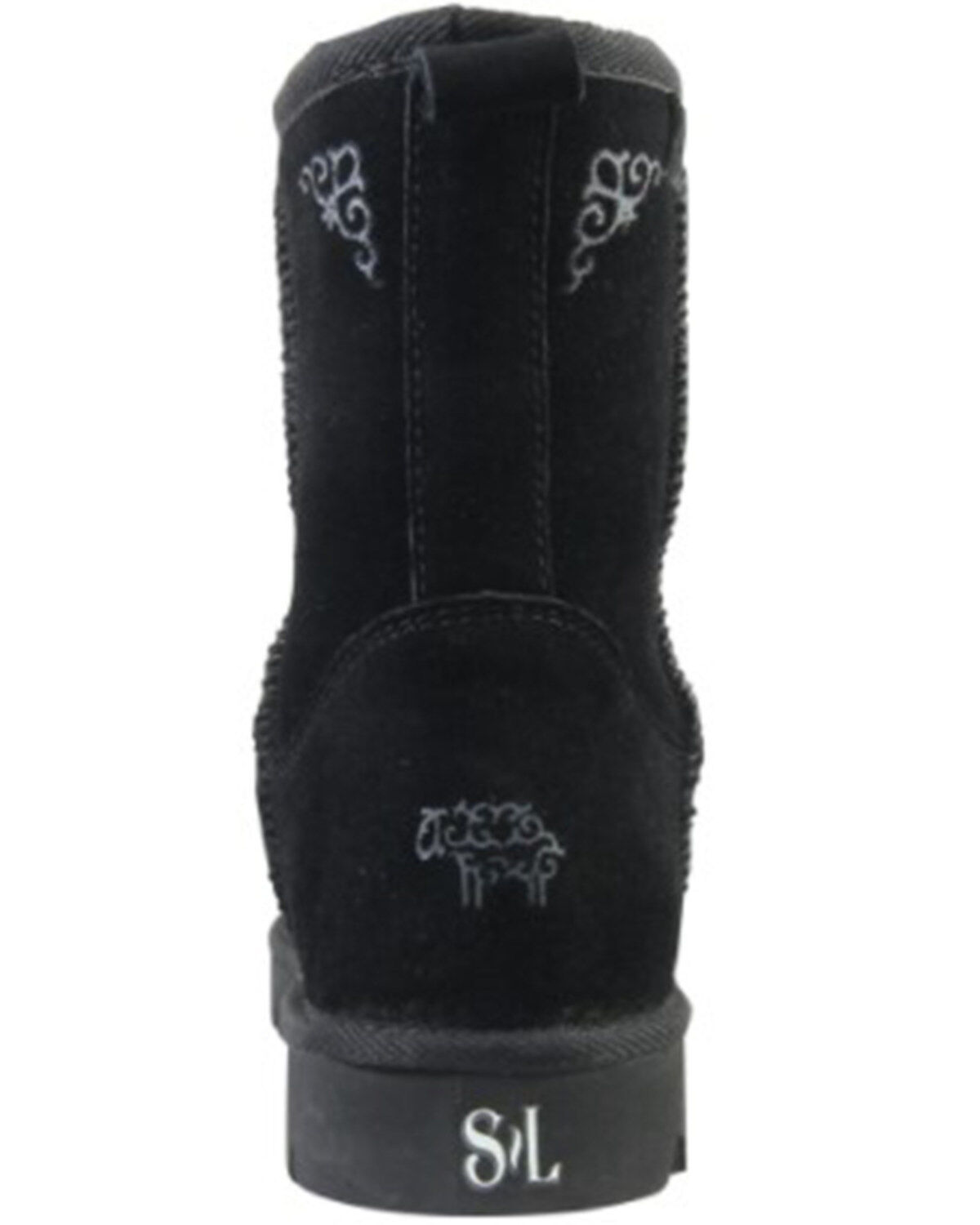 Superlamb Women's Argali 7.5" Suede Leather Pull On Casual Boots - Round Toe