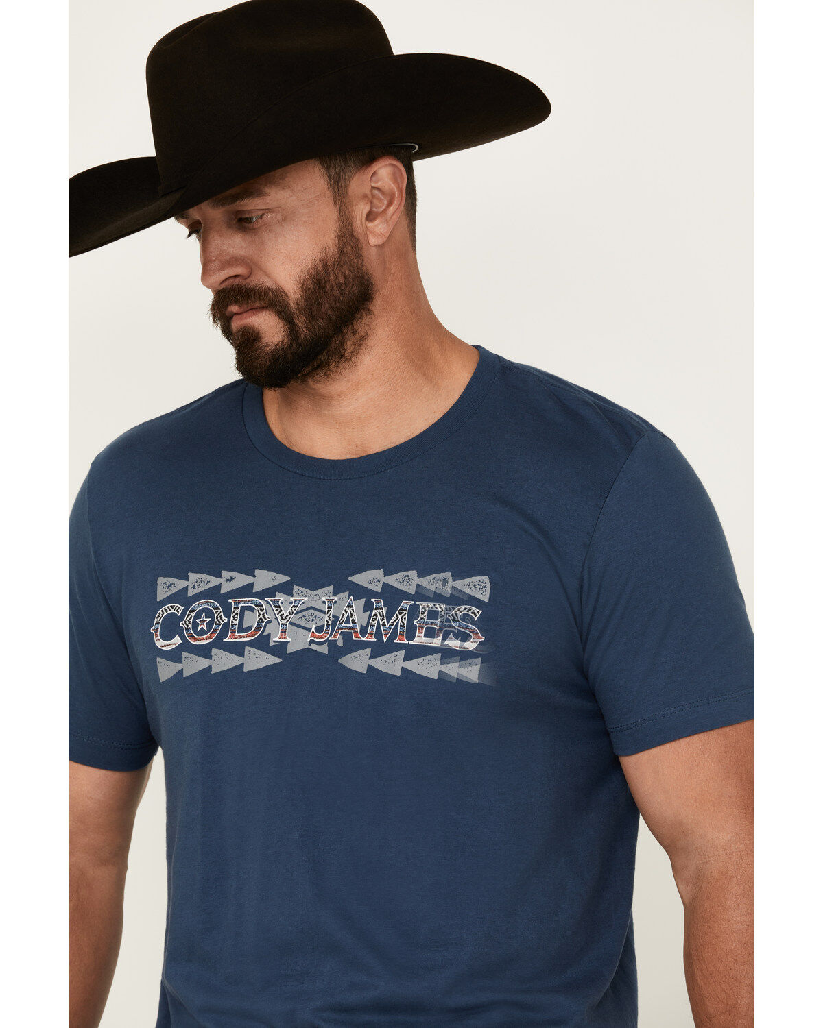 Cody James Men's American Native Logo Short Sleeve T-Shirt
