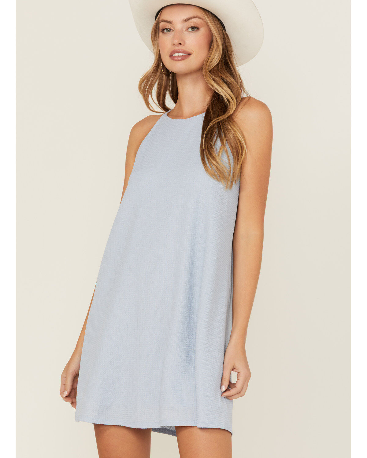 Wild Moss Women's Goddness Solid Mini Dress