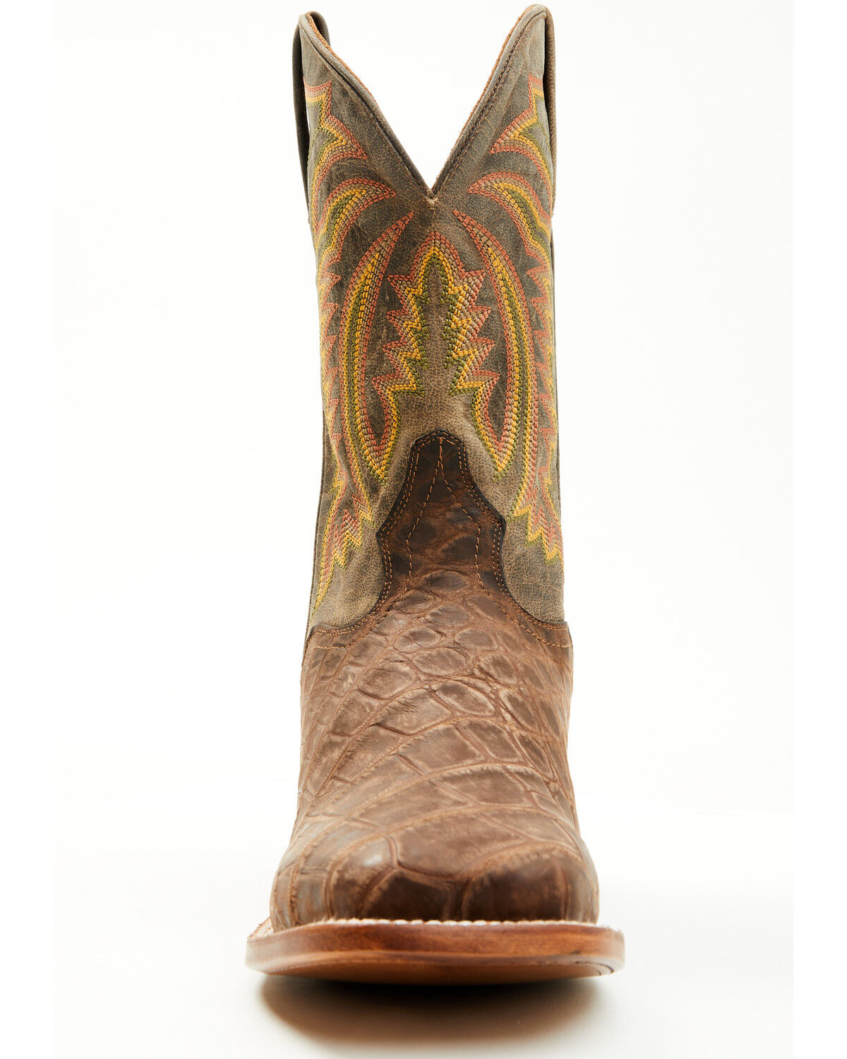 El Dorado Men's Exotic Alligator Western Boots - Broad Square Toe