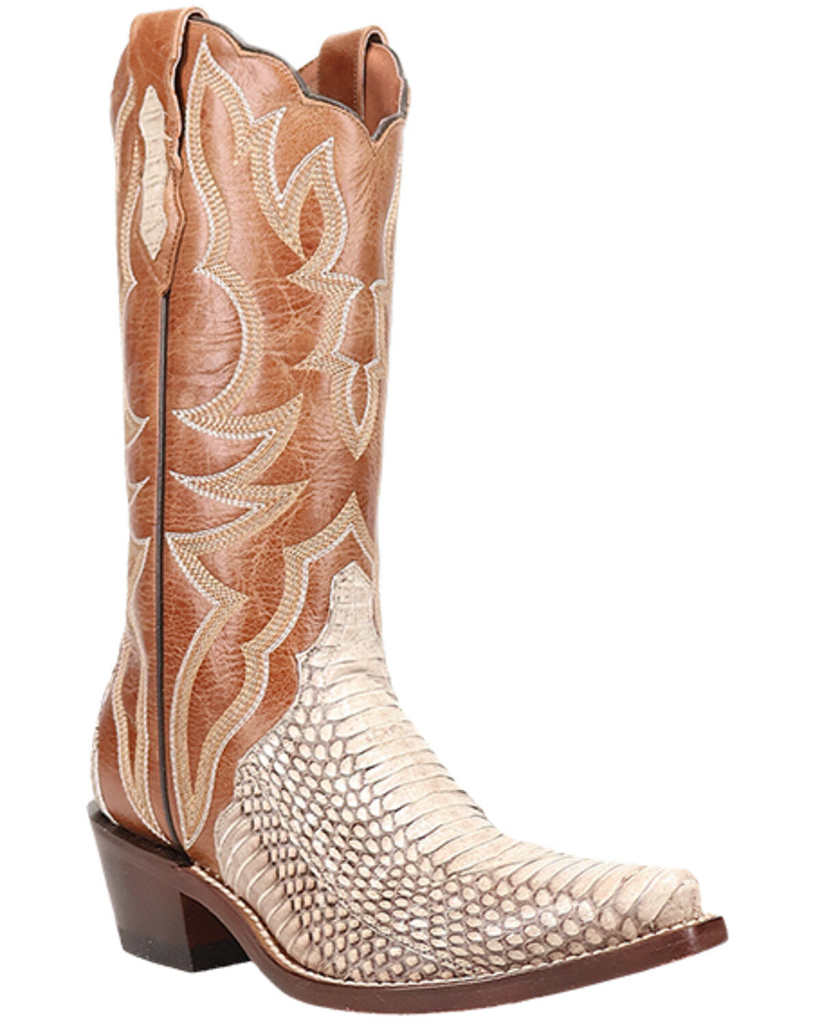 Dan Post Women's Exotic Snake Western Boots - Snip Toe