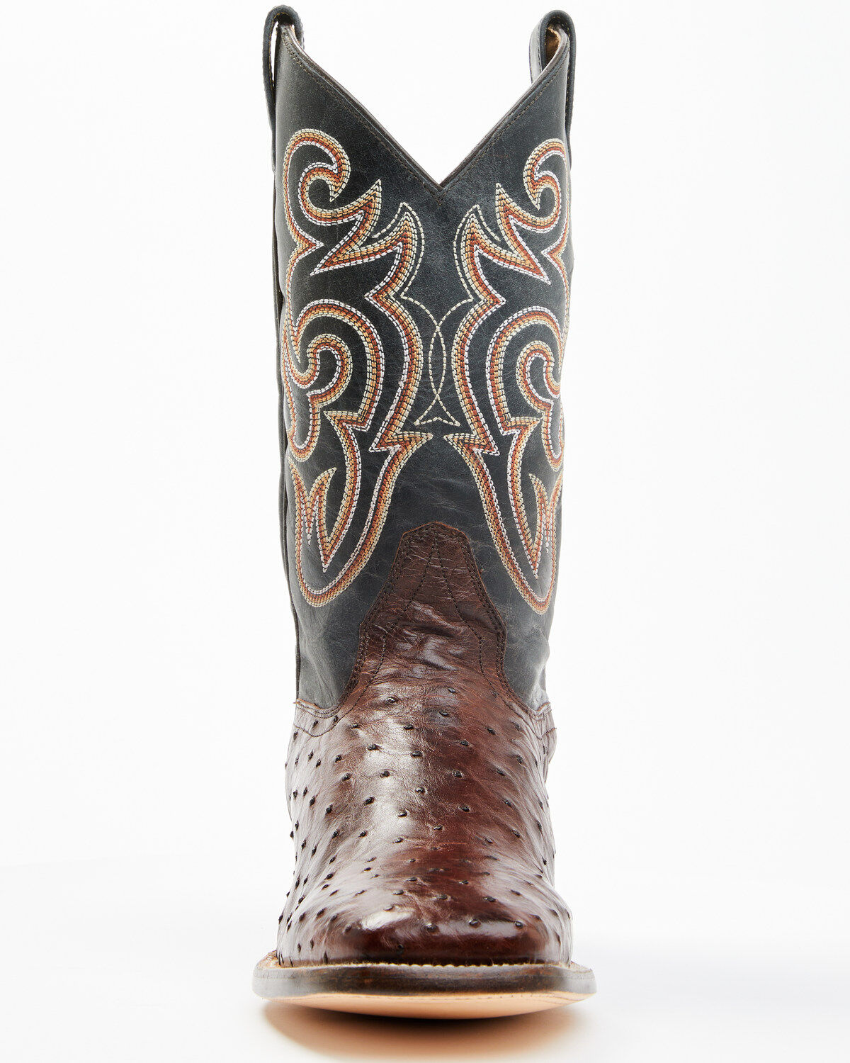 Cody James Men's Exotic Full Quill Ostrich Western Boots - Broad Square Toe