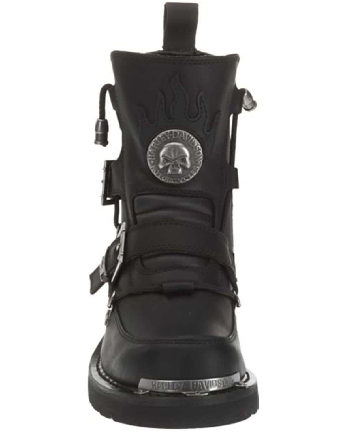 Harley Davidson Men's Distortion Skull Moto Boots - Round Toe