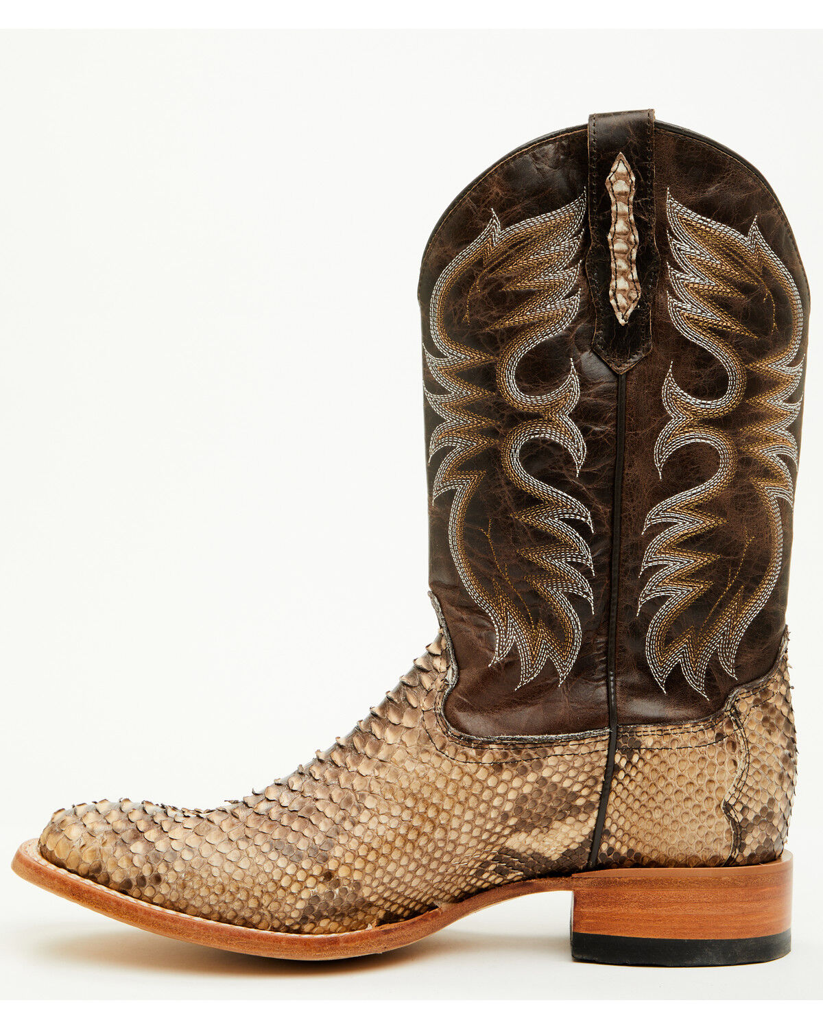 Cody James Men's Exotic Python Western Boots - Broad Square Toe
