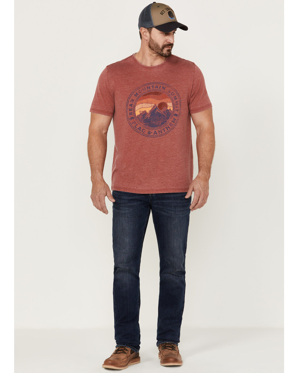 Flag & Anthem Men's Bear Mountain Summit Burnout Graphic T-Shirt