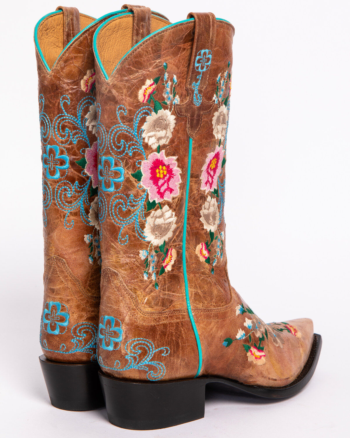 Macie Bean Women's Rose Garden Western Boots - Snip Toe