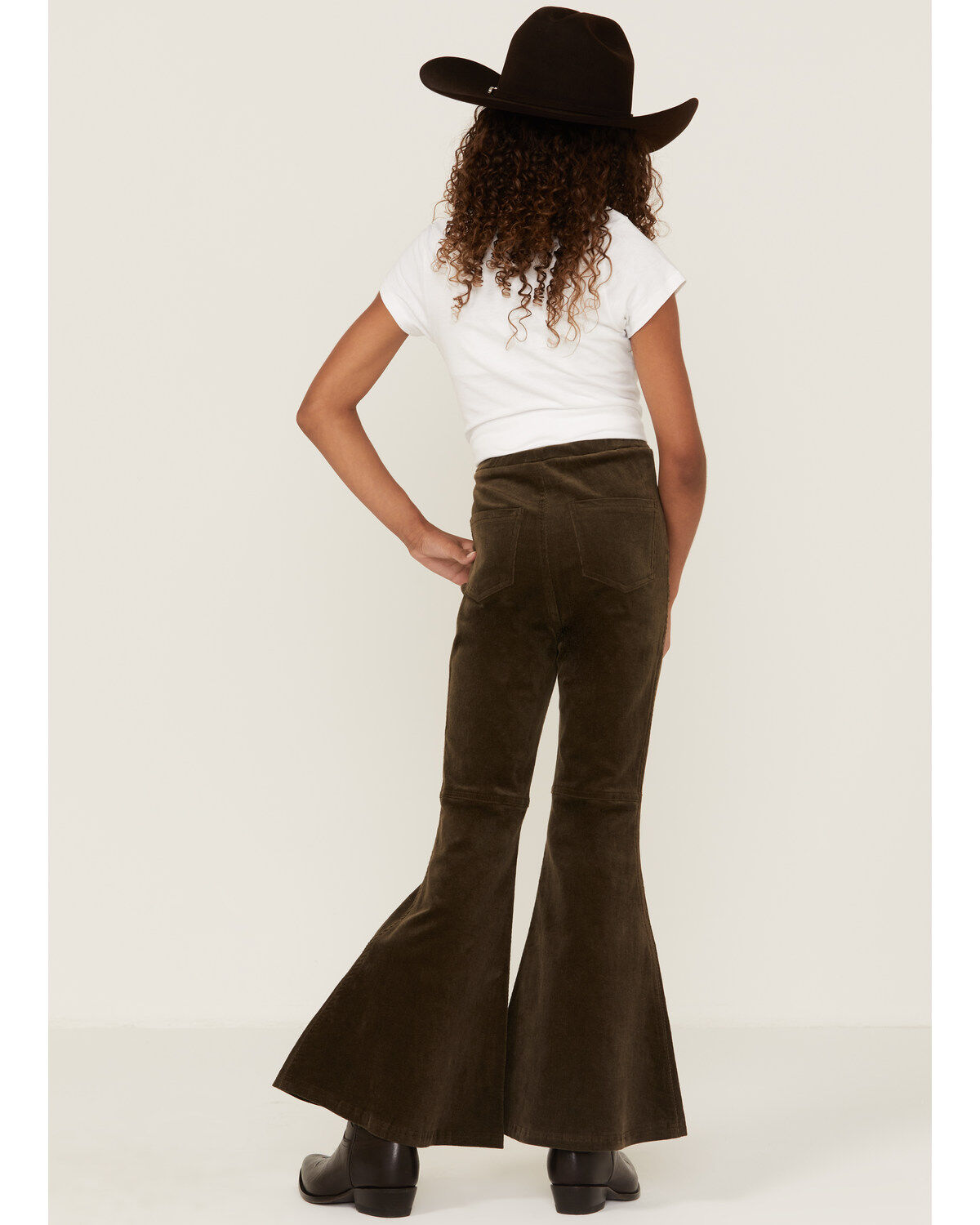 Chrysanthemum Little Girls' Pull On Flare Pants