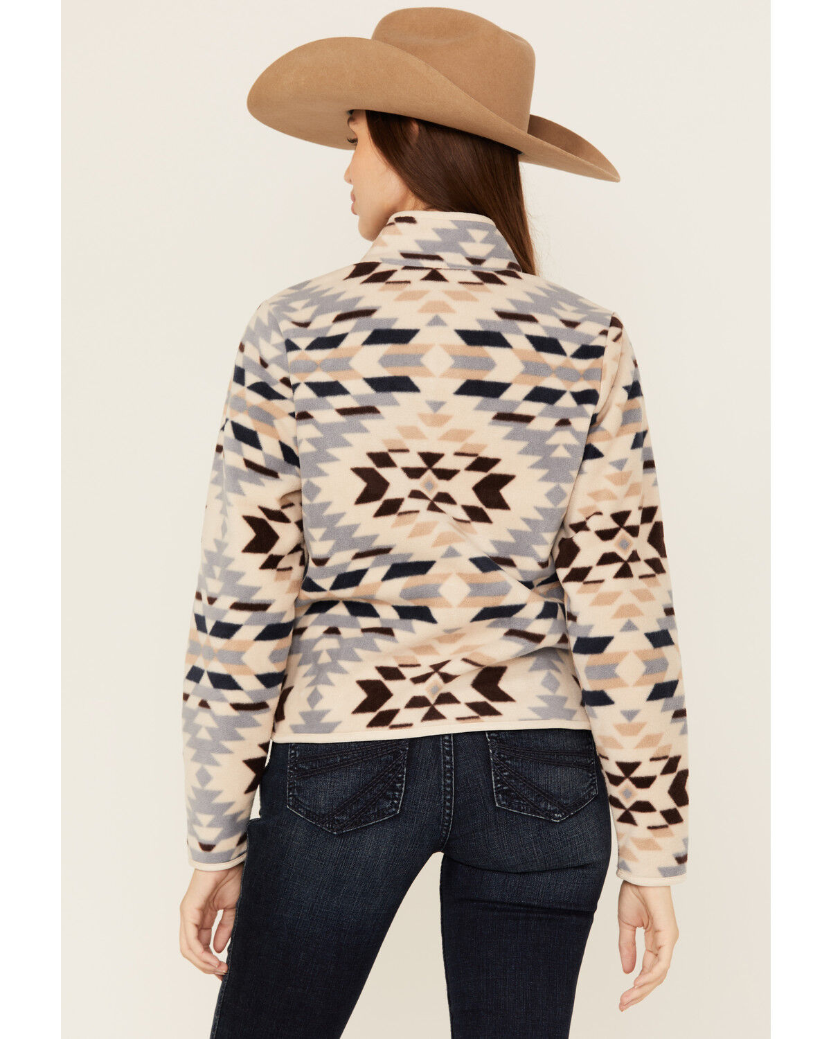 Shyanne Women's Southwestern Print Polar Fleece Pullover