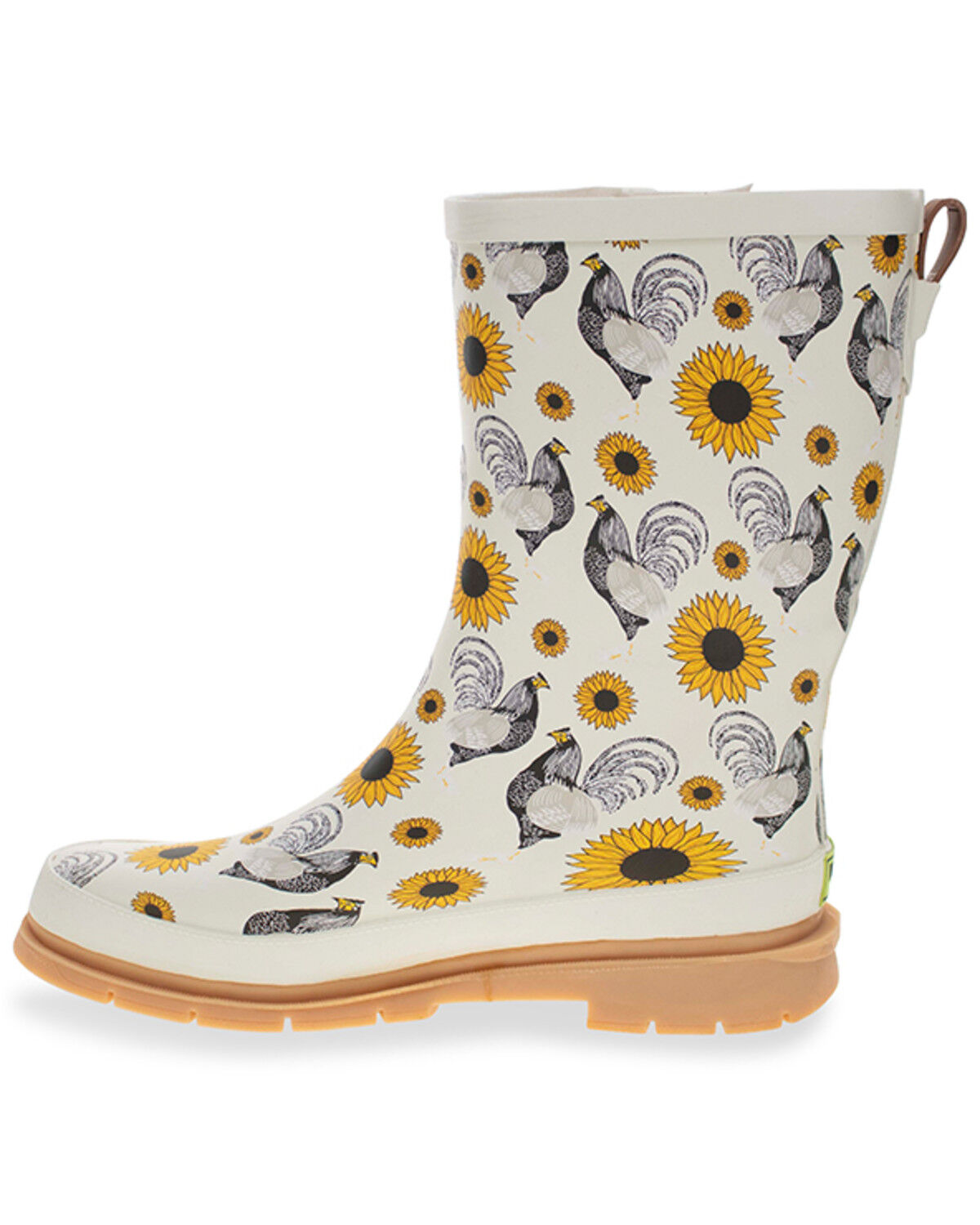 Western Chief Women's Rooster Mid Rain Boots - Round Toe