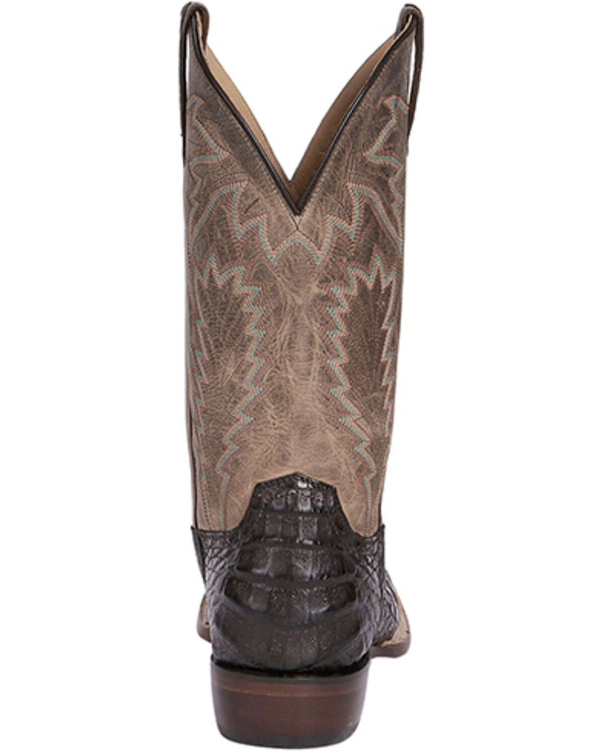 Lucchese Men's Wyatt Exotic Caiman Western Boots - Broad Square Toe