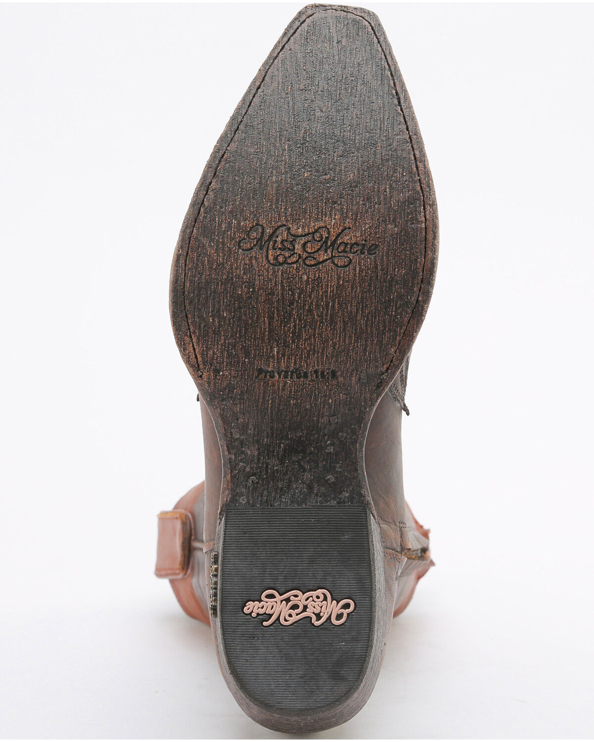 Miss Macie Women's Brown Weatherford Boots - Snip Toe