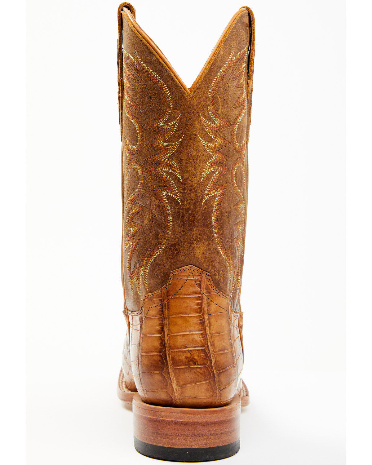 Cody James Men's Caiman Cognac 12" Exotic Western Boots - Broad Square Toe