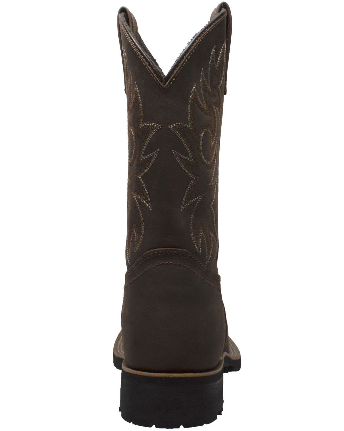 Ad Tec Men's Brown Western Work Boots - Steel Toe