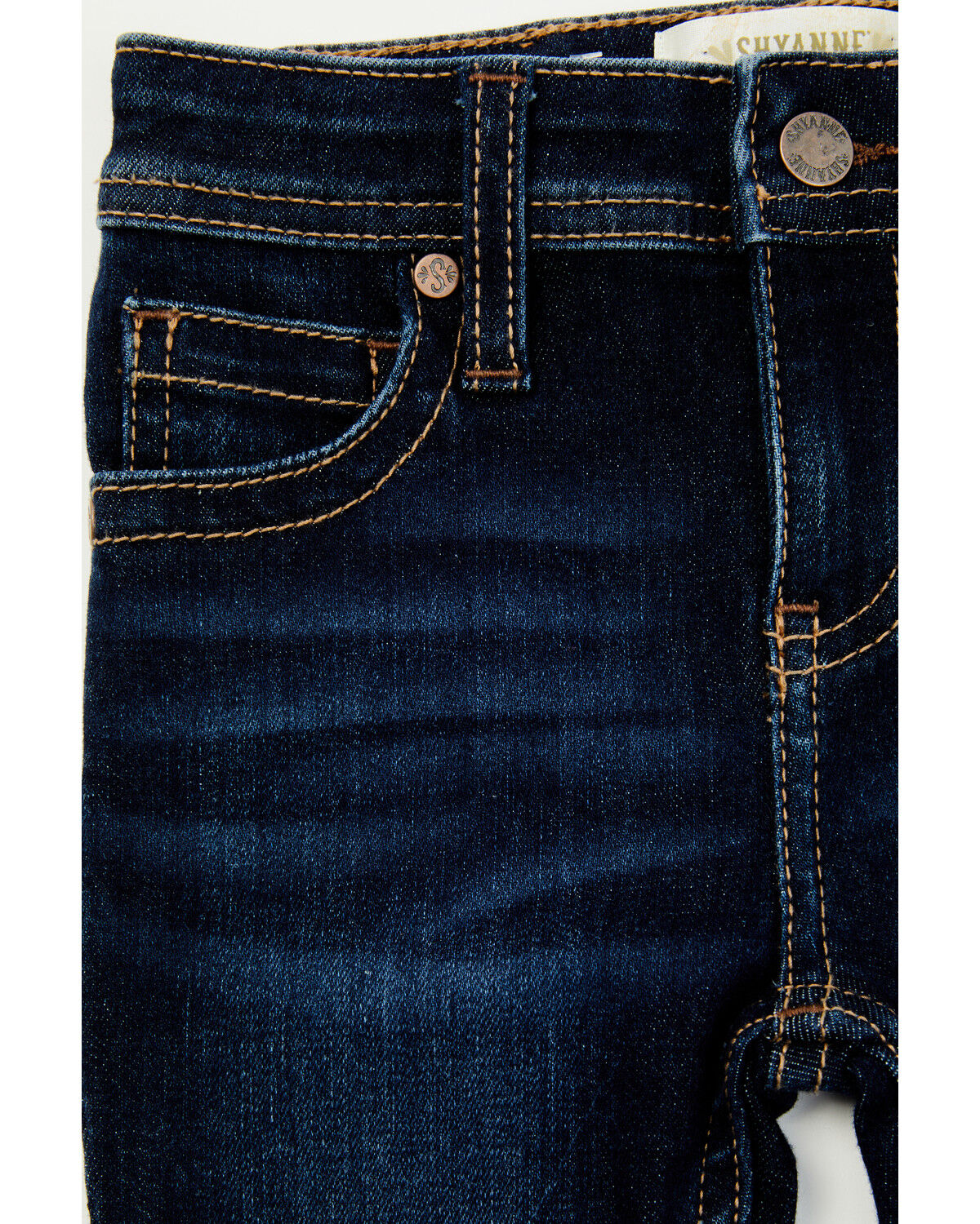 Shyanne Toddler Girls' Tulsa Dark Wash Bootcut Comfort Stretch Denim Riding Jeans