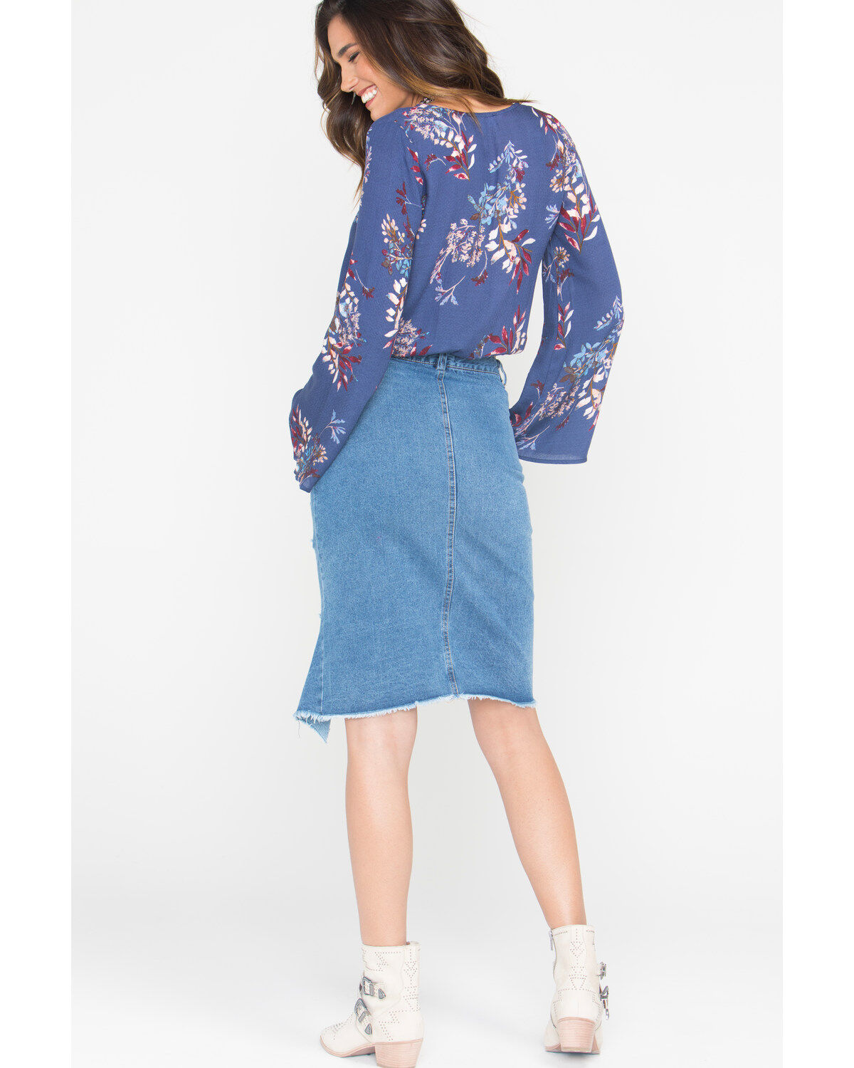 Sage the Label Women's Denim Penelope Skirt