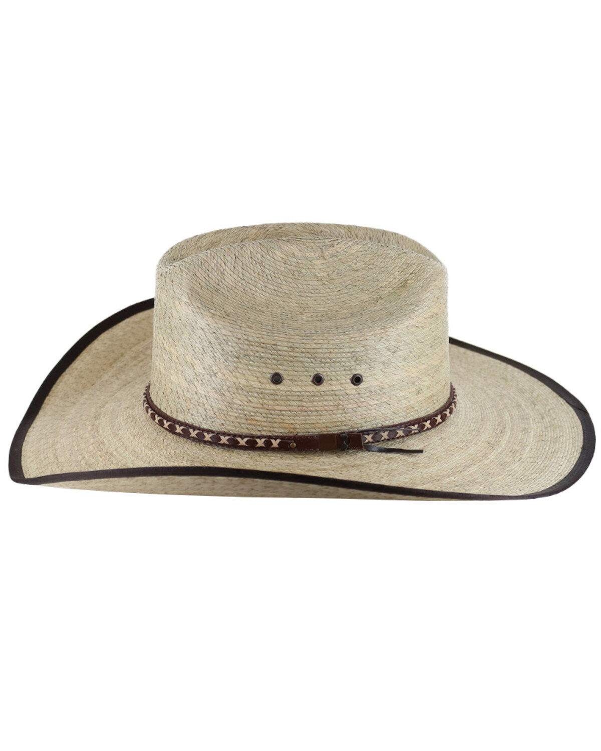 Cody James® Men's Brown Trimmed Straw Hat