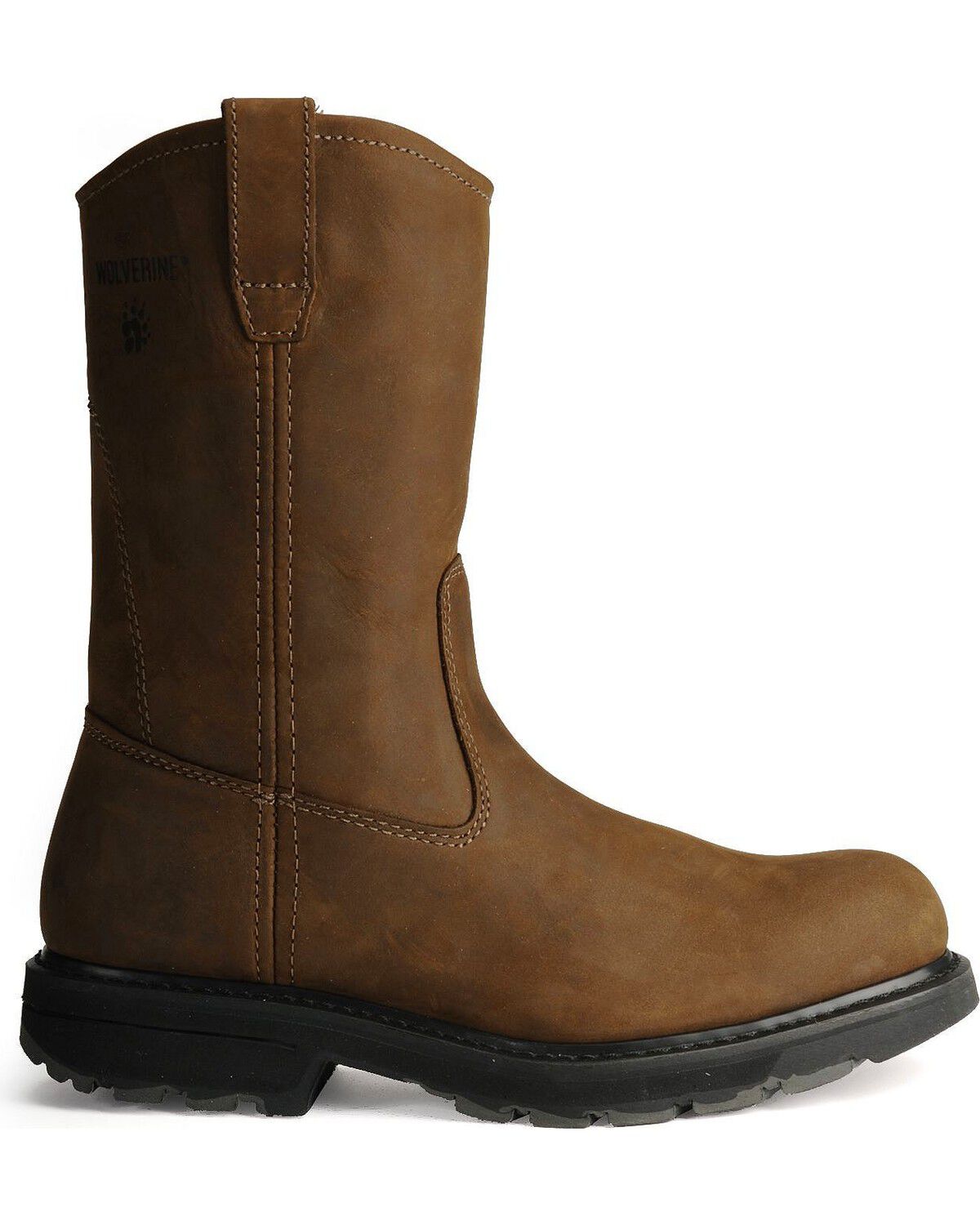 Wolverine Men's Plain Toe Slip Resistant Wellington Boots