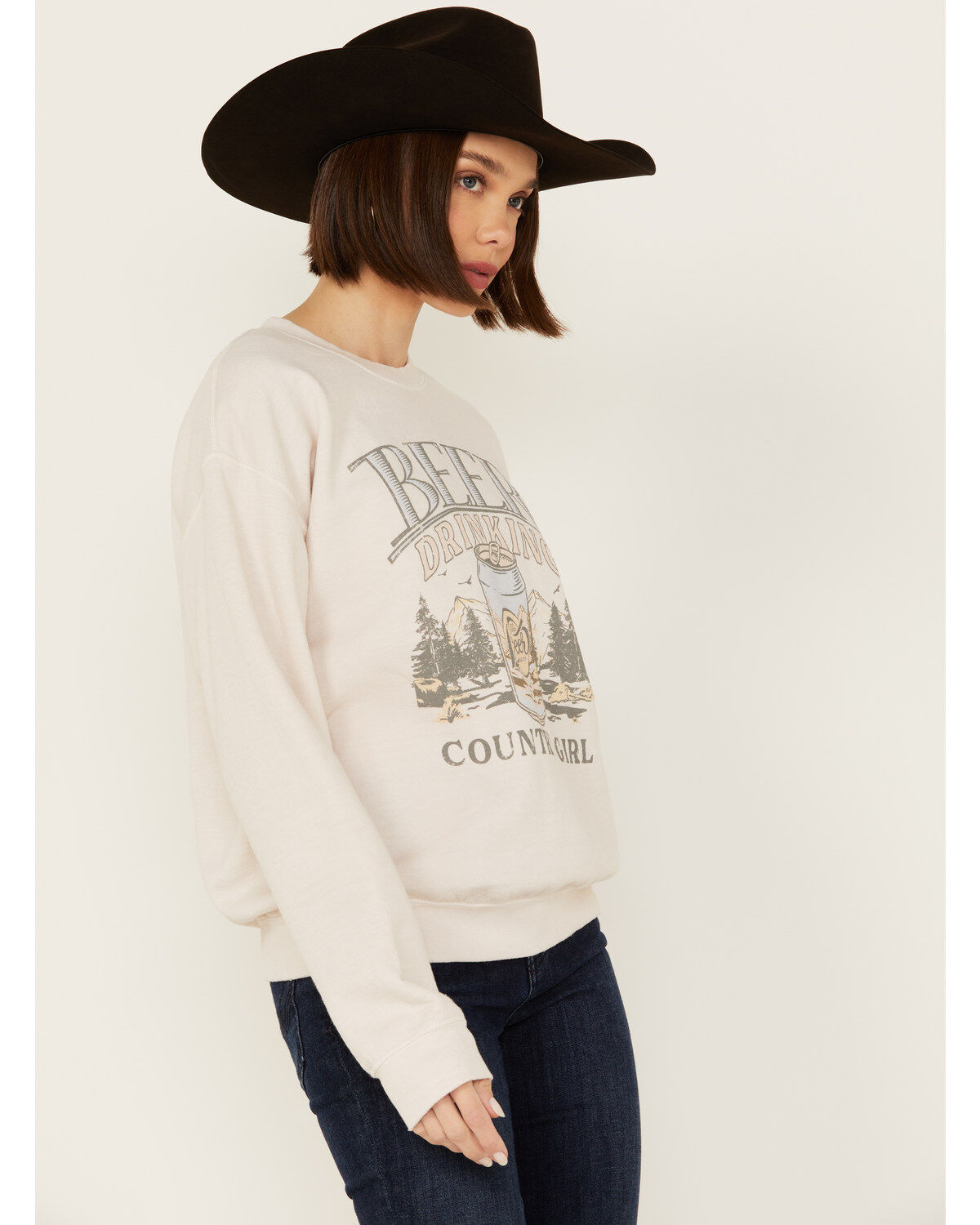 Youth in Revolt Women's Beer Drinking Sweatshirt