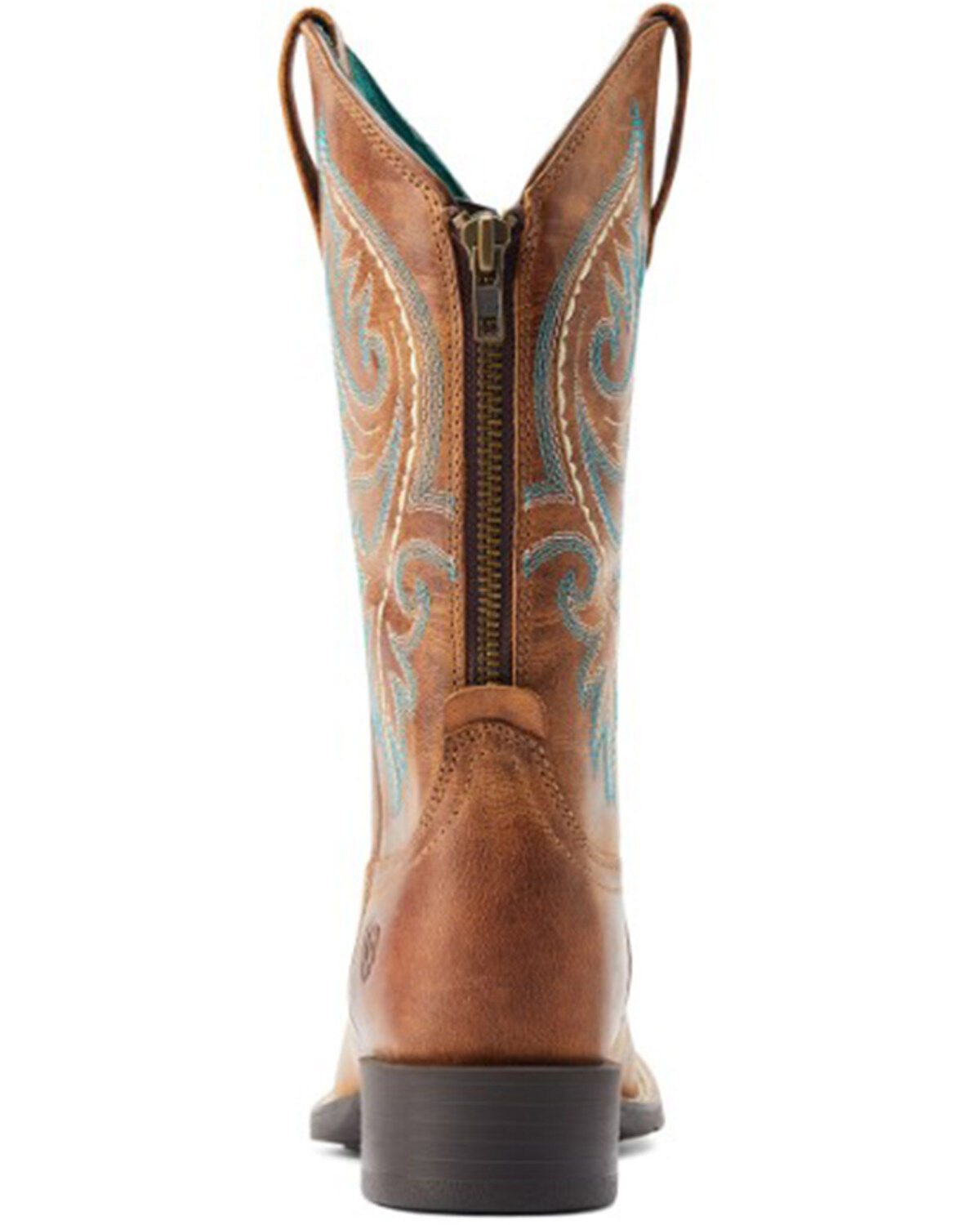 Ariat Women's Round Up Back Zip Western Boots - Broad Square Toe