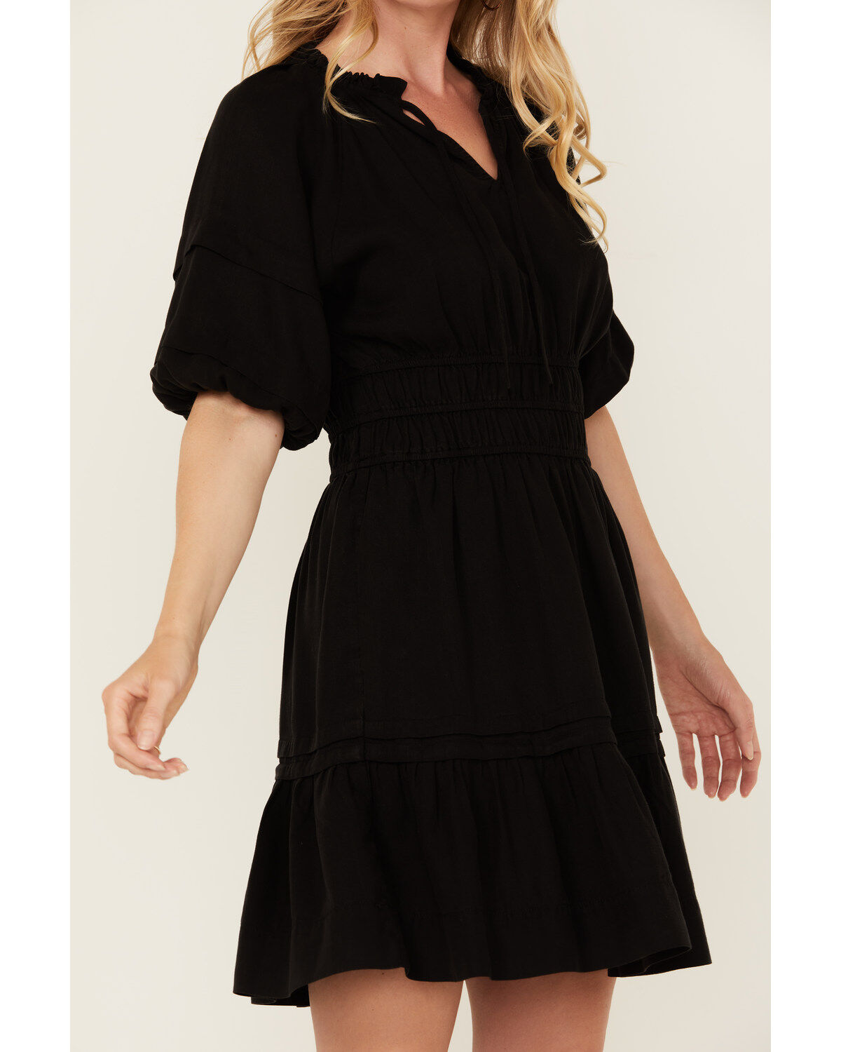 Velvet Heart Women's Tencel Short Sleeve Mini Dress