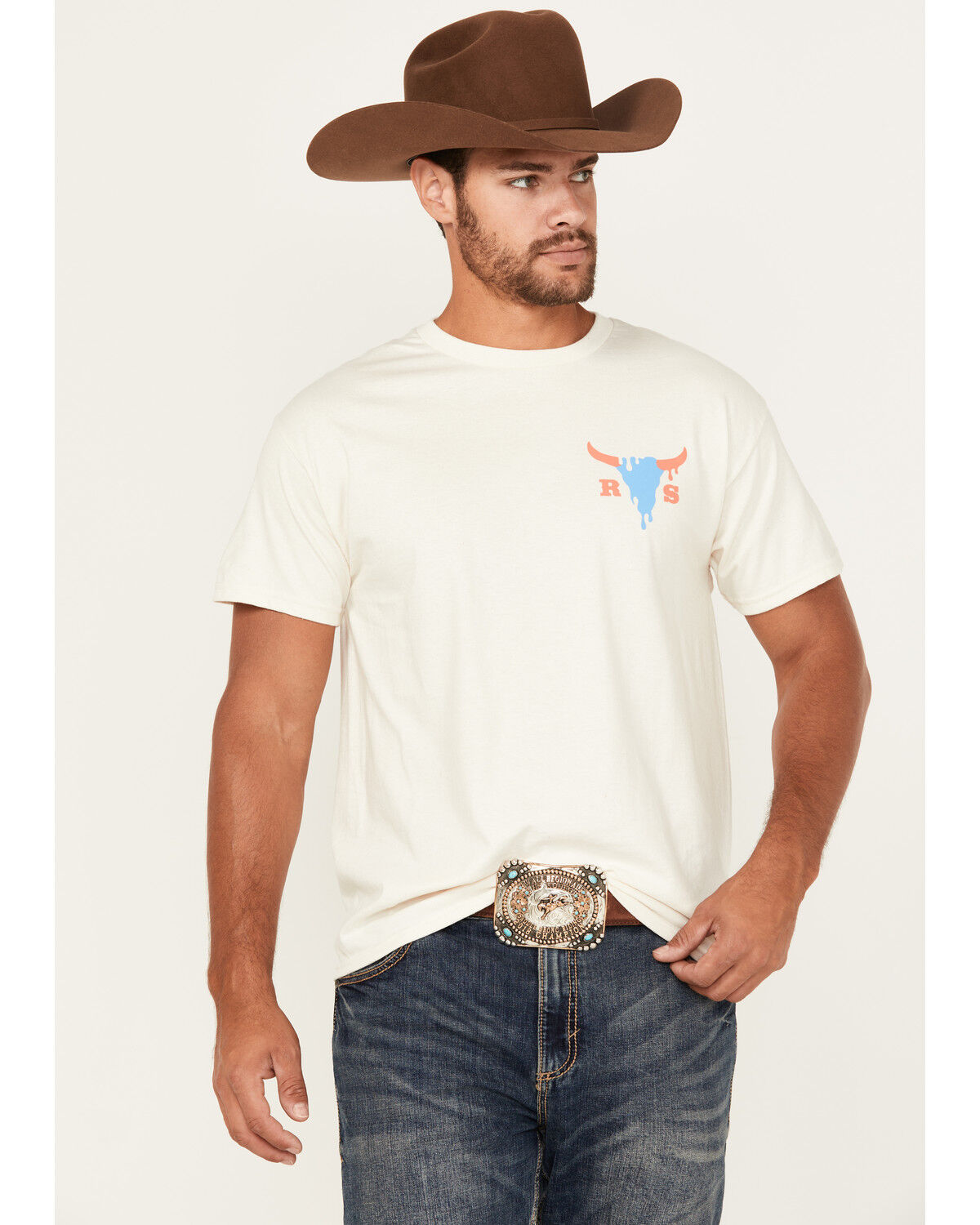 Riot Society Men's Boot Barn Exclusive Cowgirl Archway Short Sleeve Graphic T-Shirt