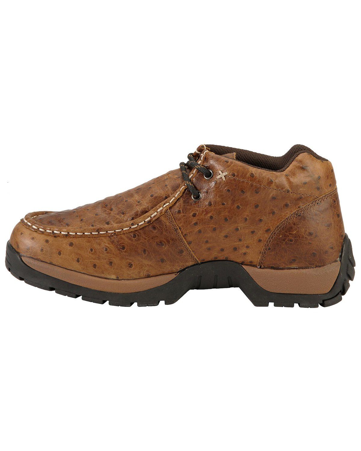 Roper Men's Ostrich Print Chukka Casual Boots