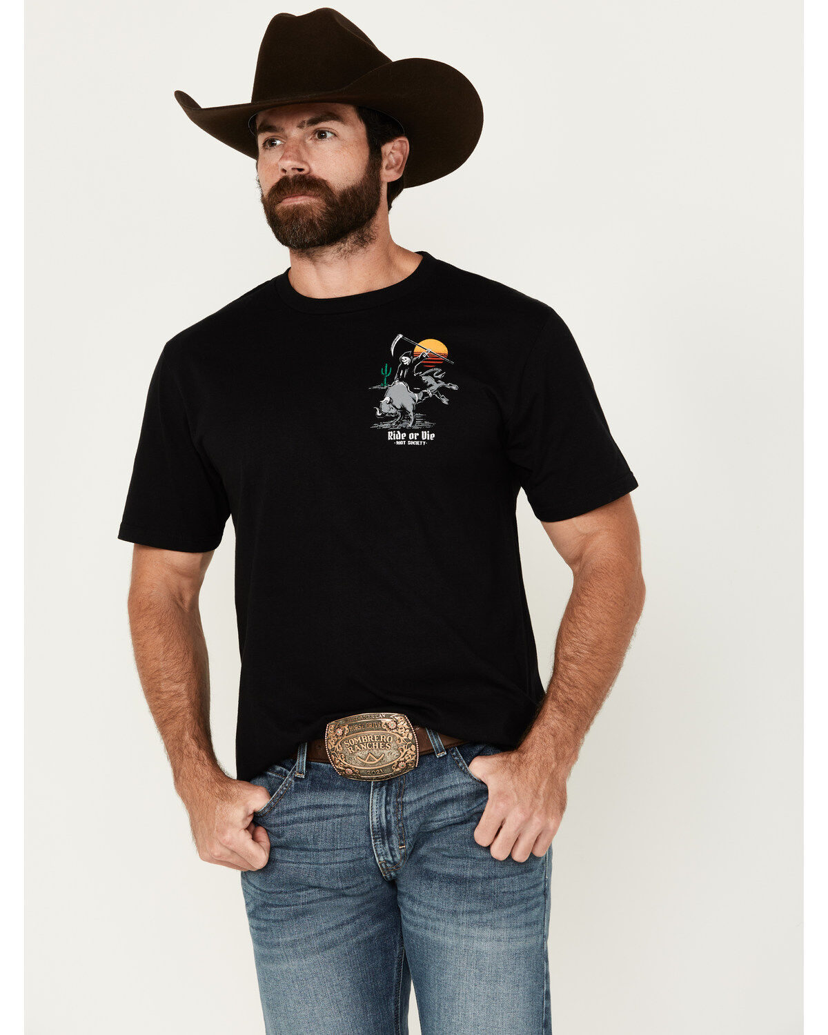 Riot Society Men's Ride And Reap Short Sleeve Graphic T-Shirt