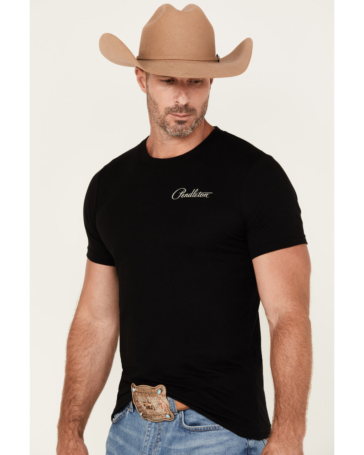 Pendleton Men's Boot Barn Exclusive Pinto Mountains Short Sleeve Graphic T-Shirt