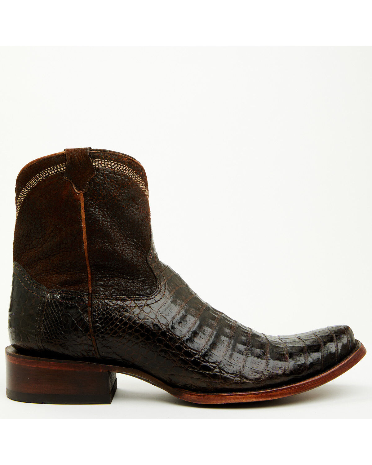 Corral Men's Exotic Caiman Western Booties - Square Toe