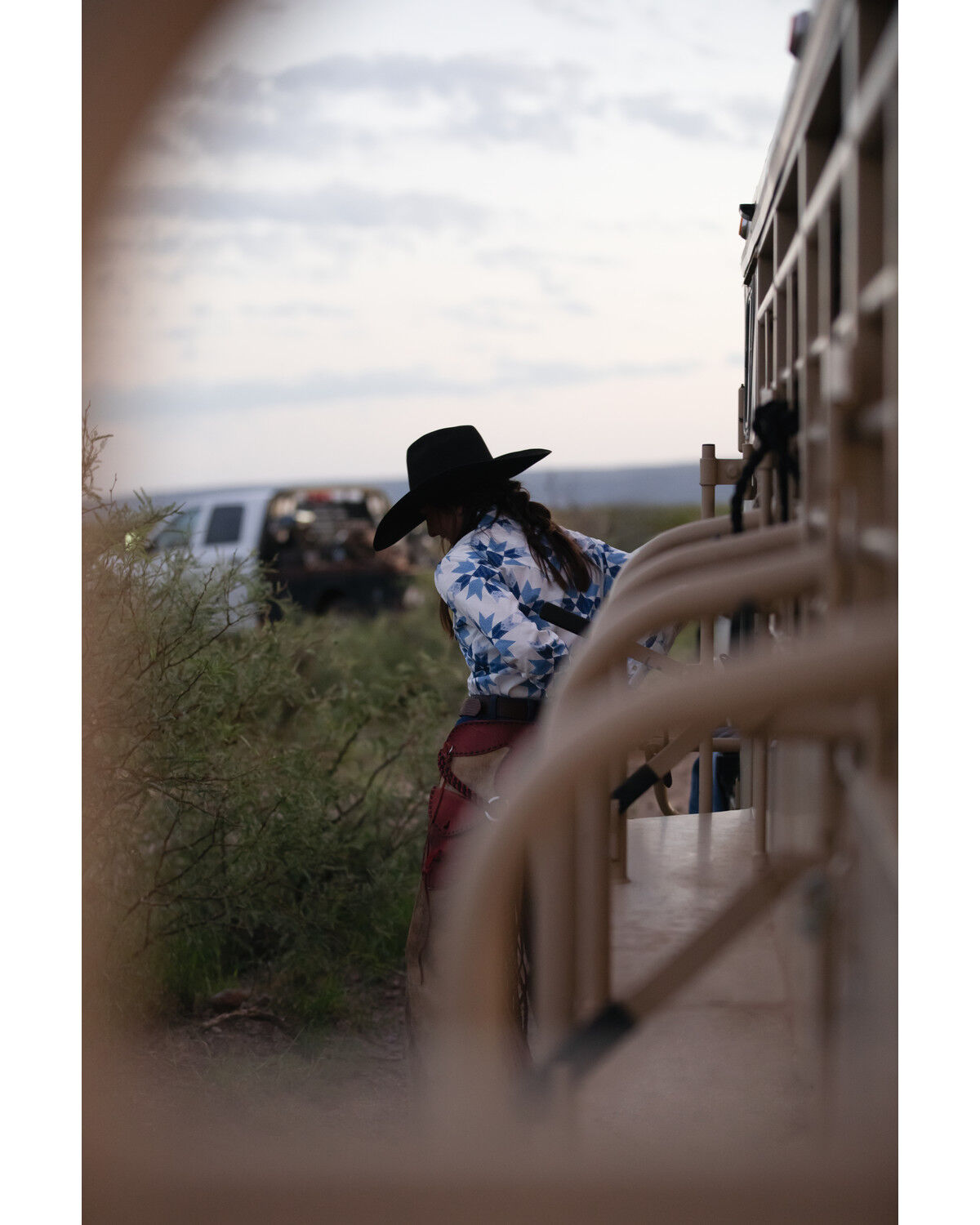 Cowboygirl by Jenna Paulette Women's Patchwork Print Long Sleeve Pearl Snap Western Shirt