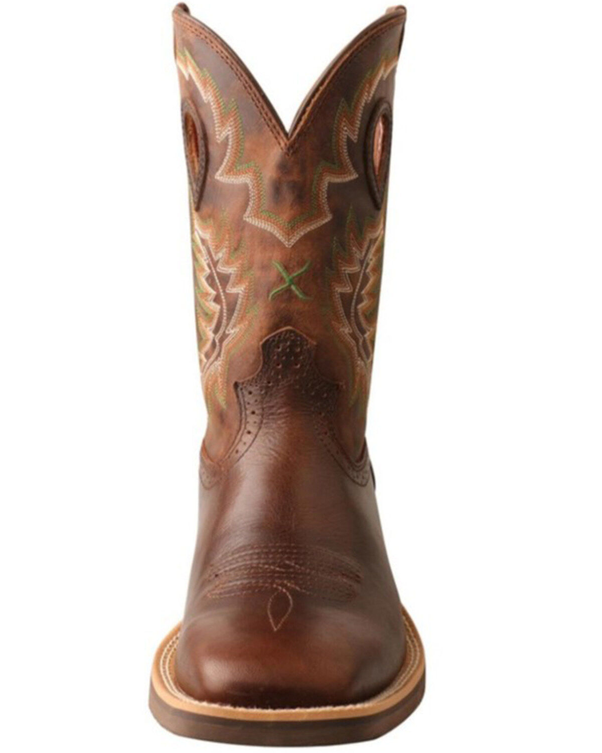 Twisted X Men's Brown Ruff Stock Western Boots - Square Toe